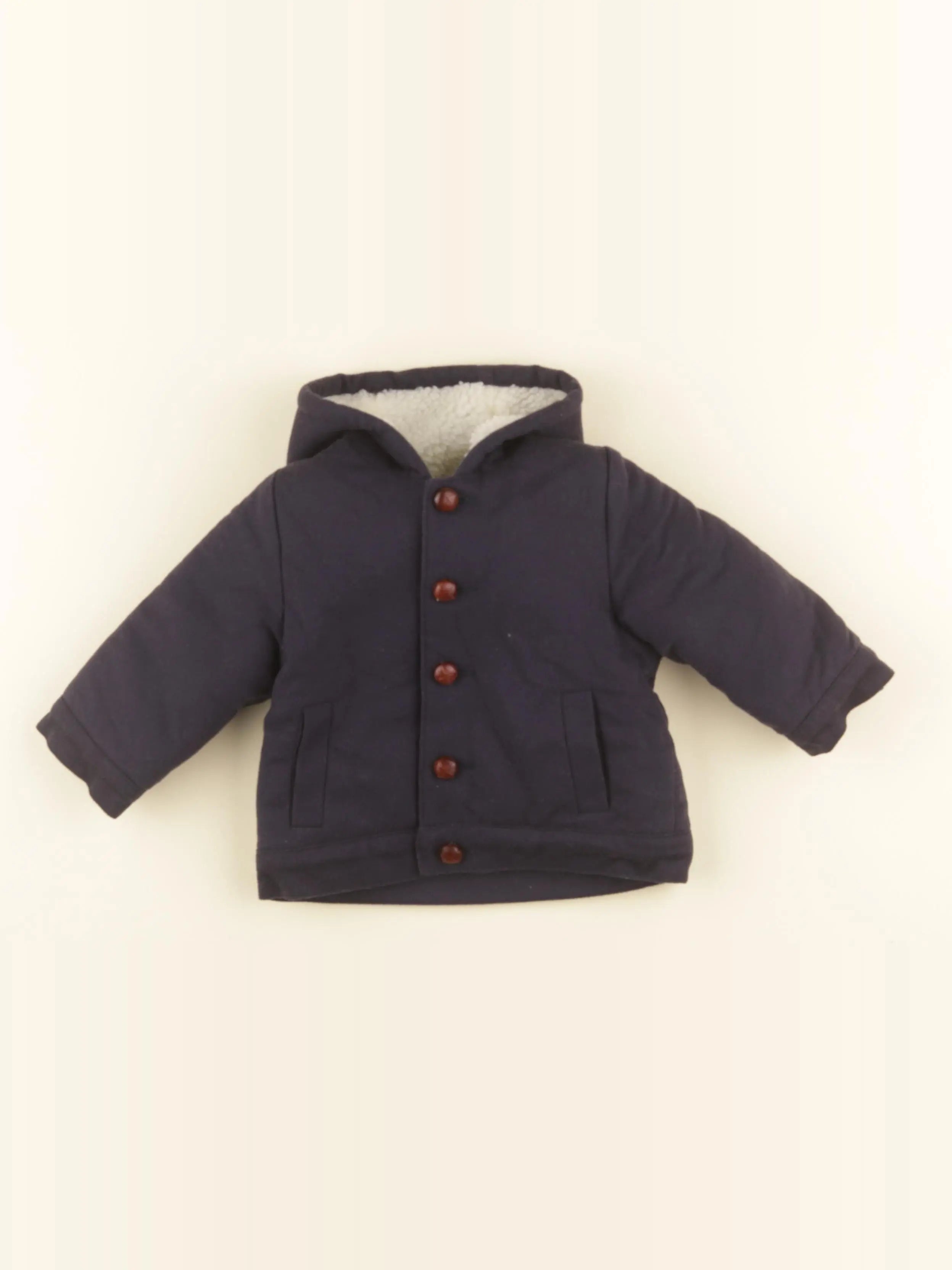 Natalys - manteau bleu - 6 mois