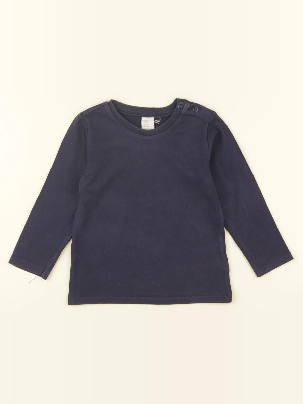 H&M - tee-shirt bleu - 12/18 mois