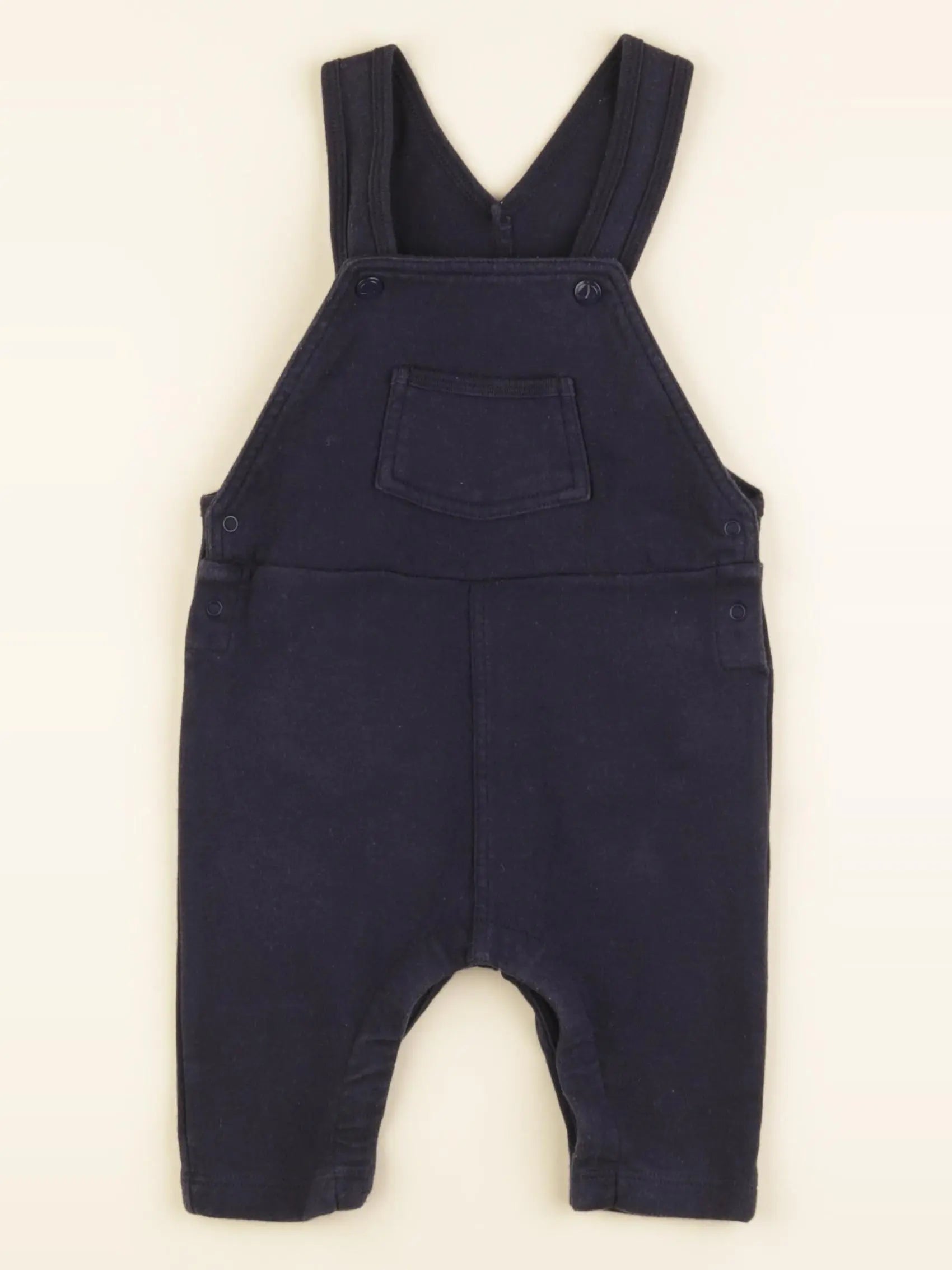 Petit Bateau - salopette bleu - 6 mois