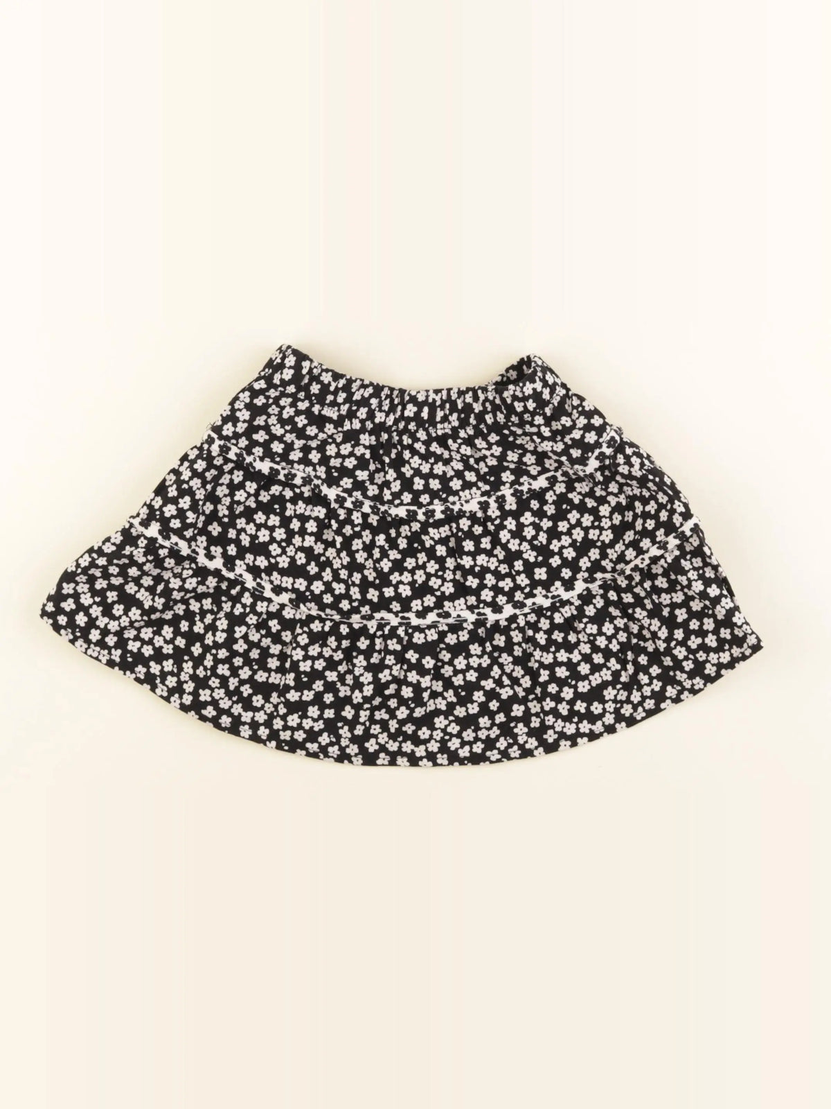 Zara - jupe noir, beige - 3/4 ans