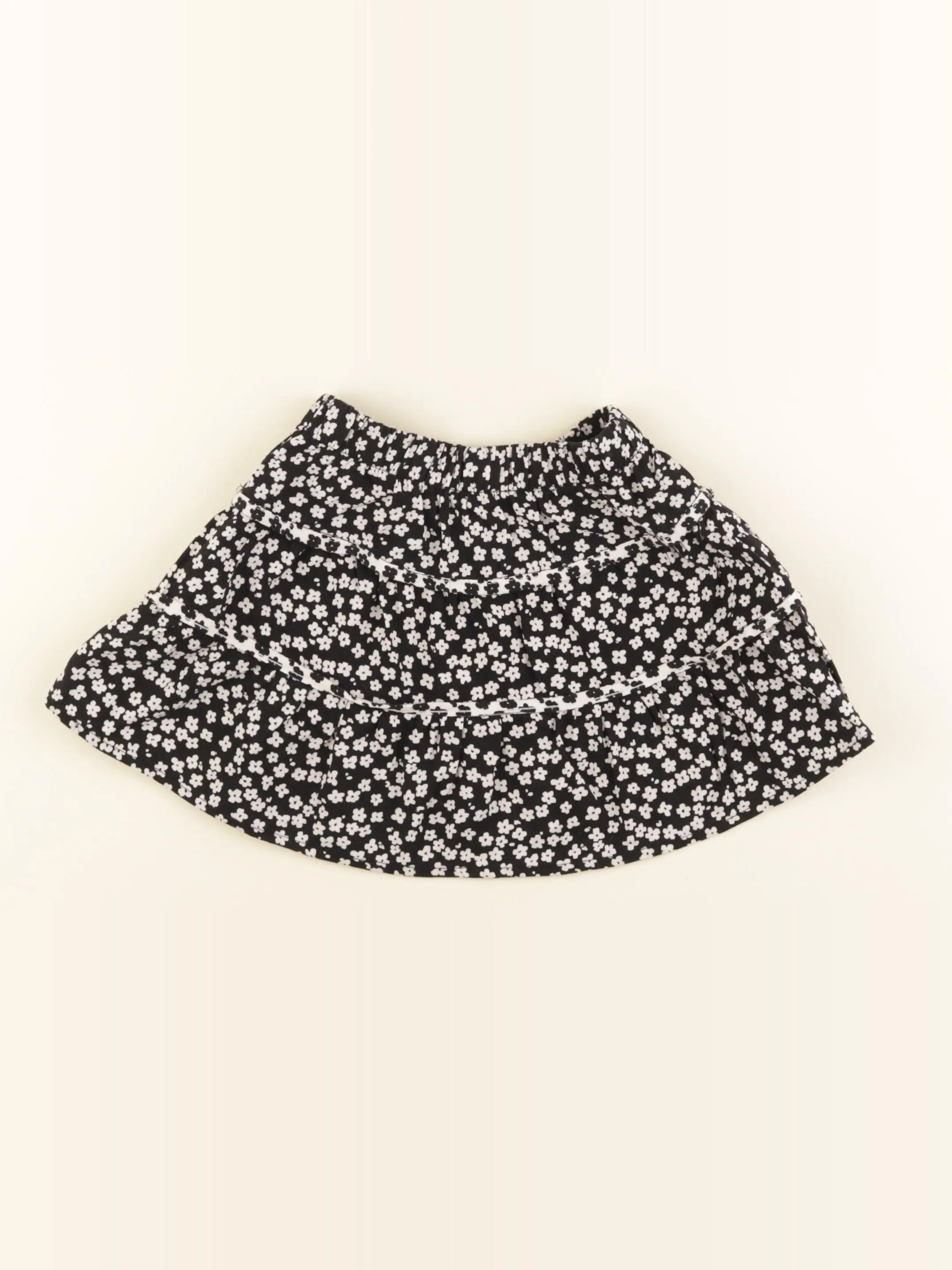 Zara - jupe noir, beige - 3/4 ans