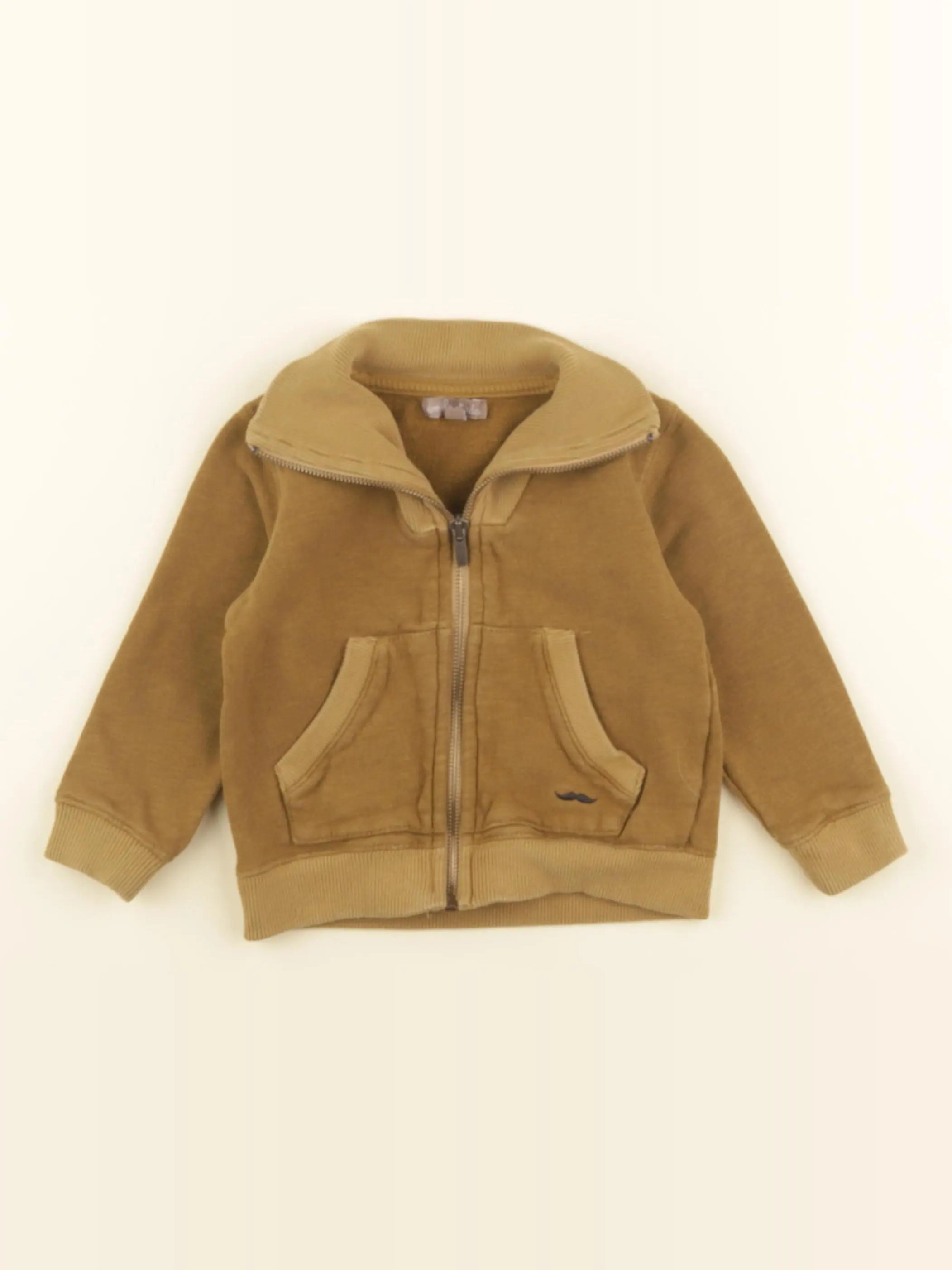 Emile et Ida - sweat vert - 18 mois