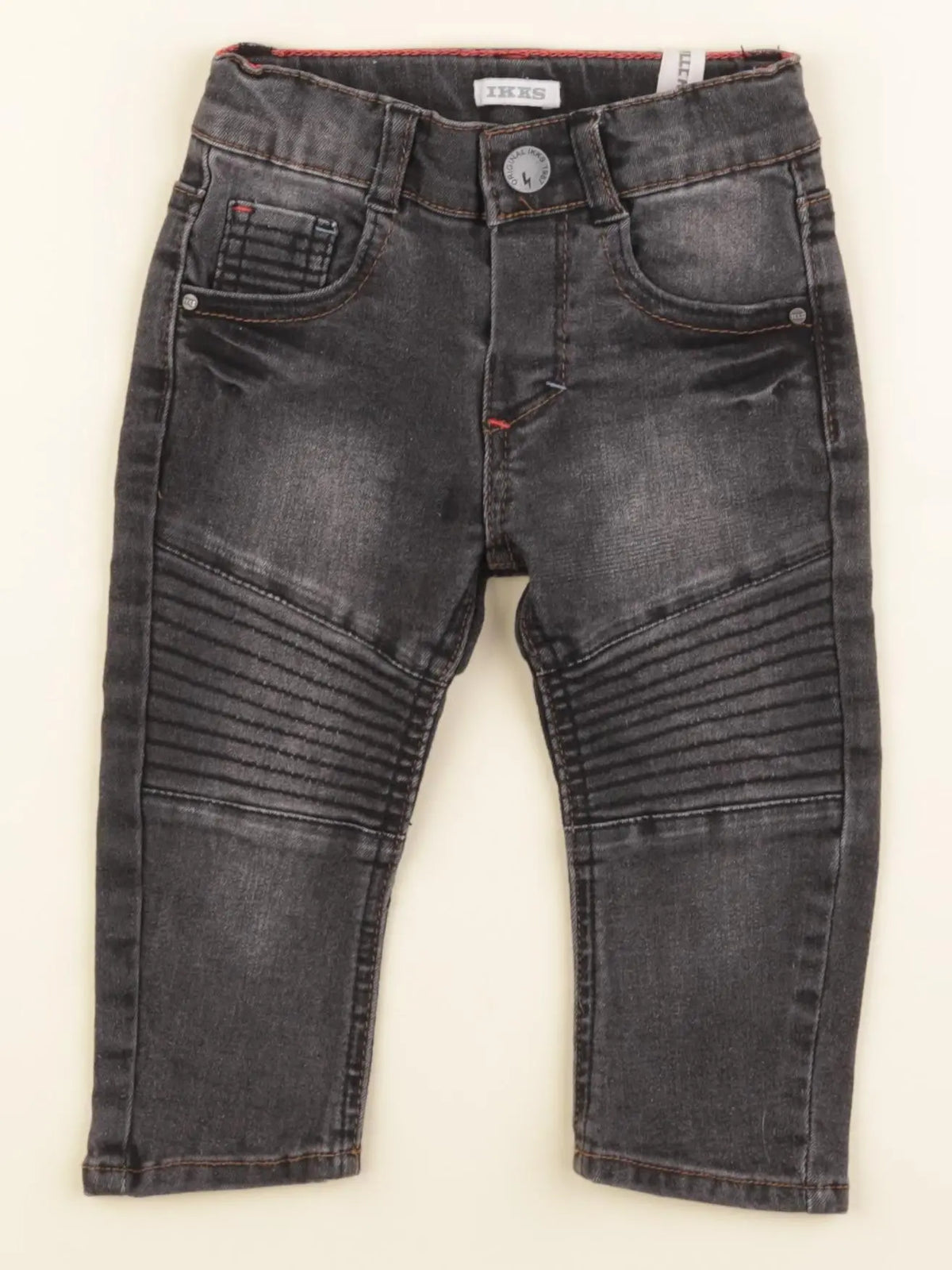 IKKS - jean gris - 12 mois