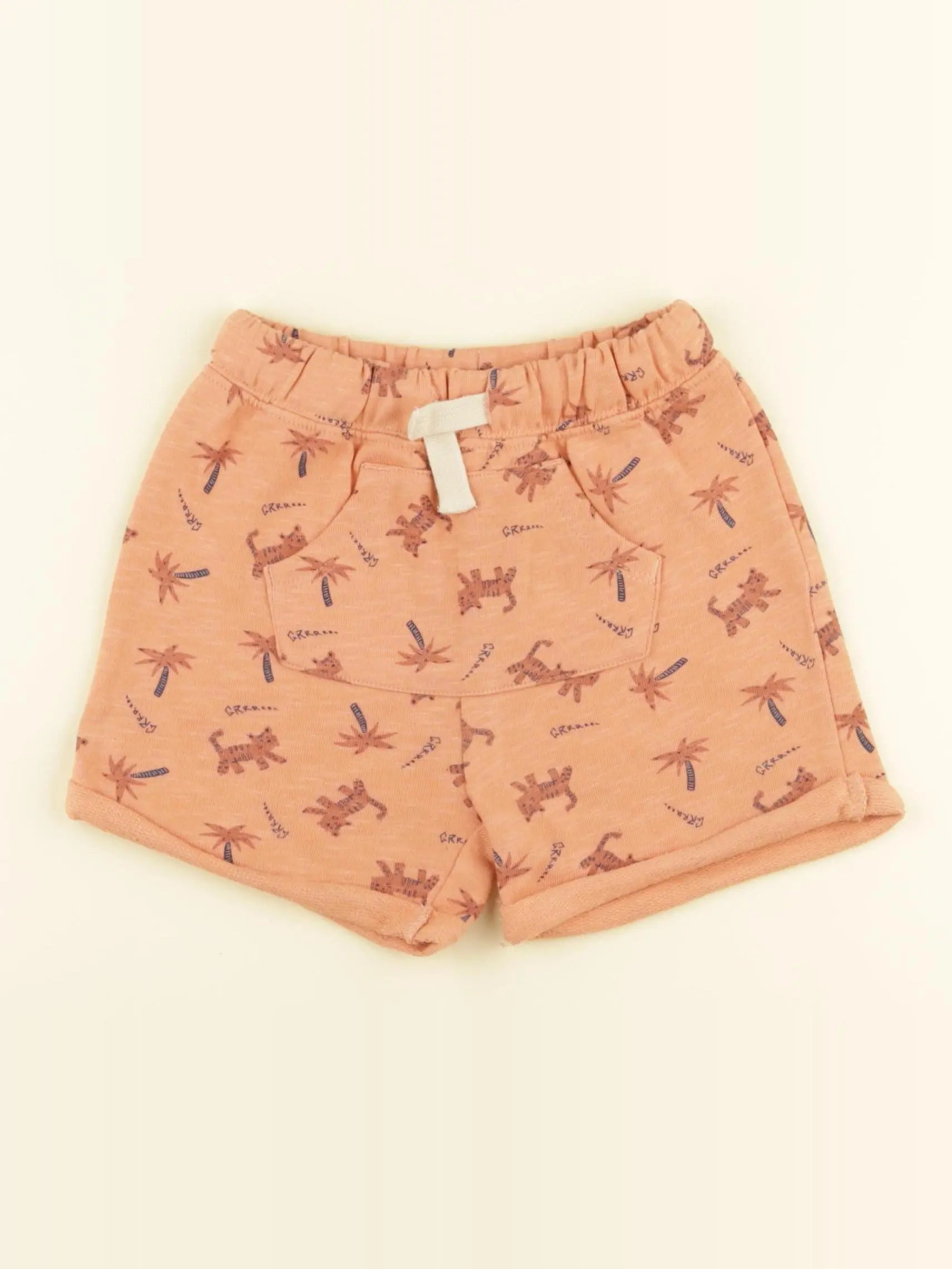 La Redoute - short orange - 2 ans