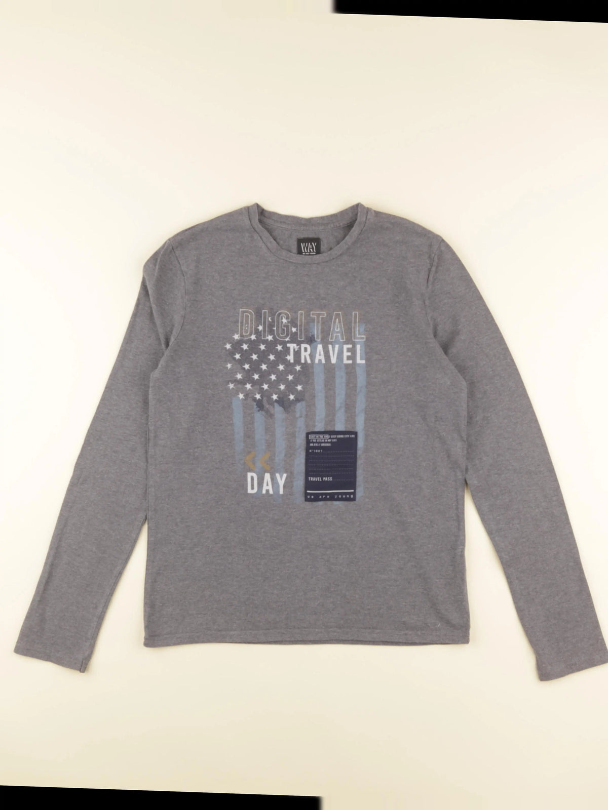 IKKS - tee-shirt gris - 14 ans