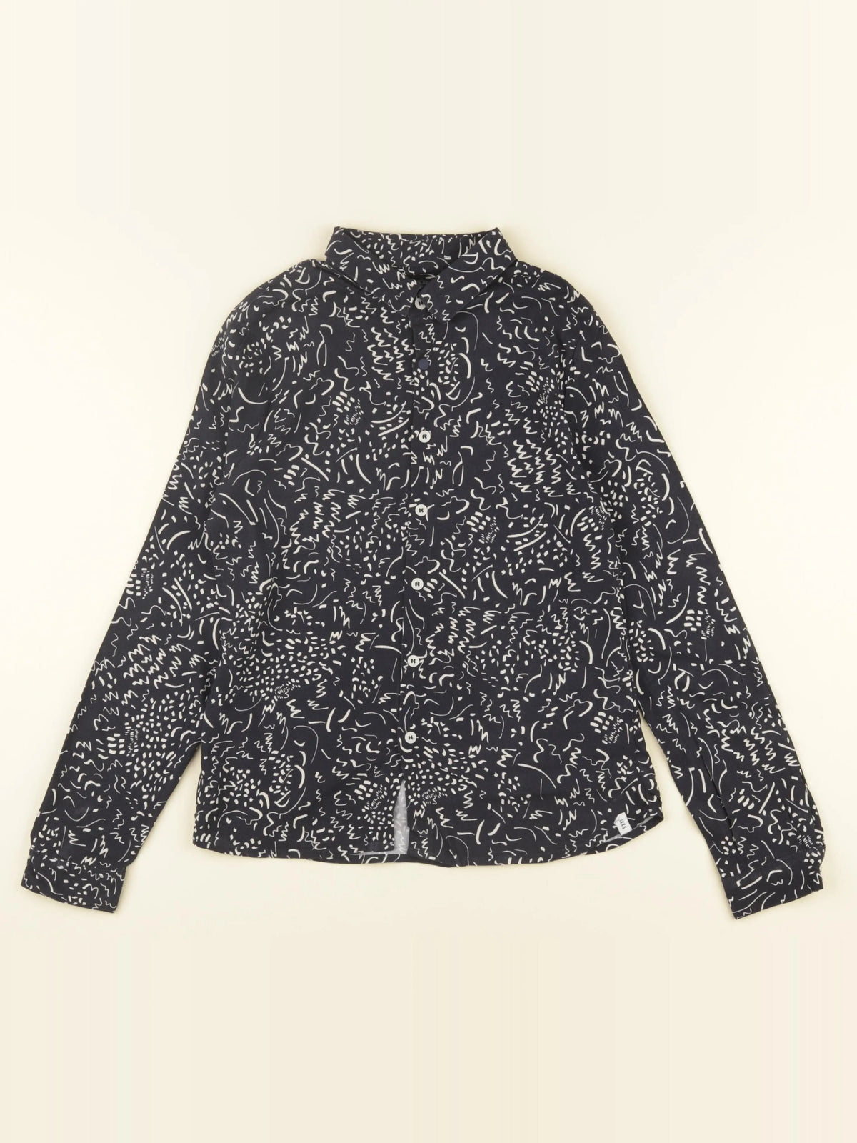 IKKS - chemise noir - 10 ans