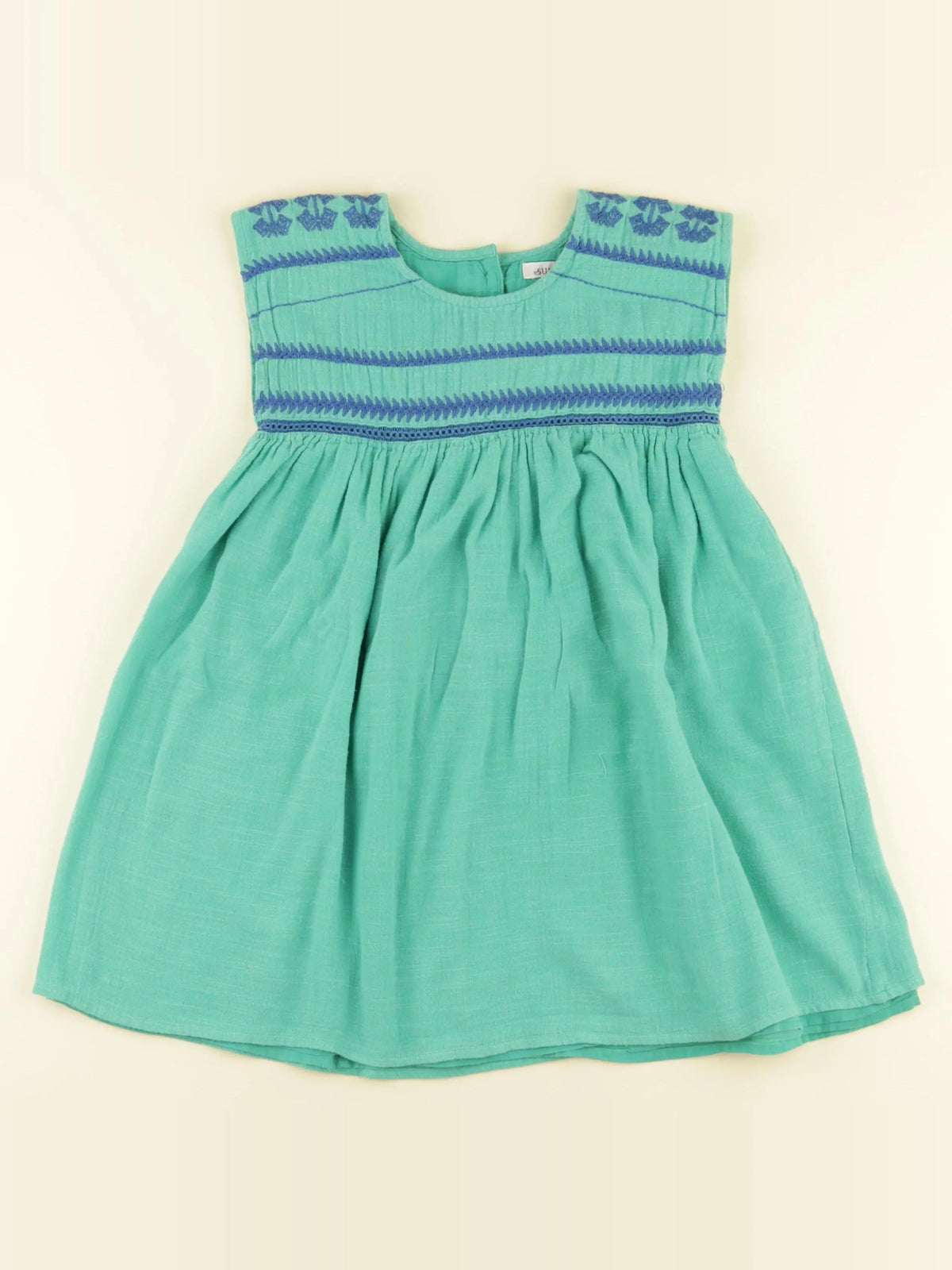 Sunchild - robe vert - 6 ans