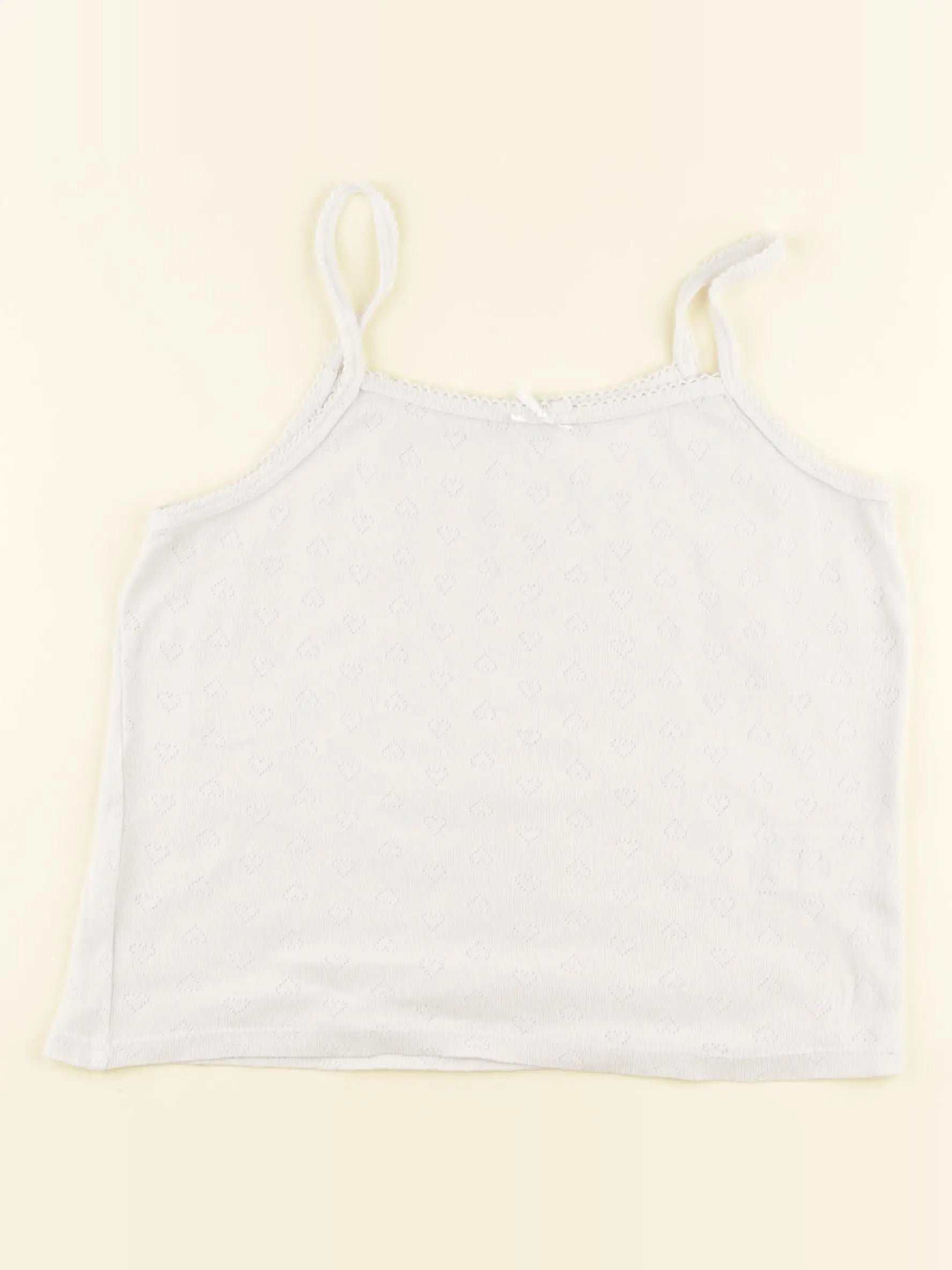 Vertbaudet - maillot de corps blanc - 8 ans