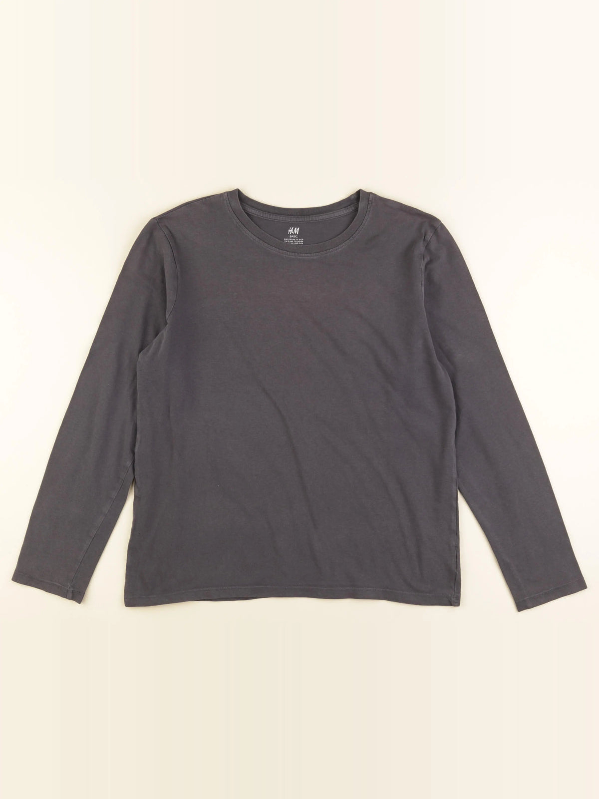 H&M - tee-shirt gris - 12/14 ans