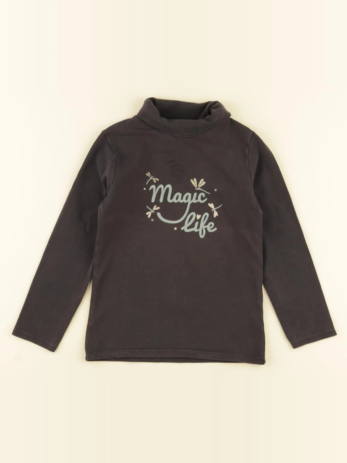 Vertbaudet - sous-pull gris - 4 ans