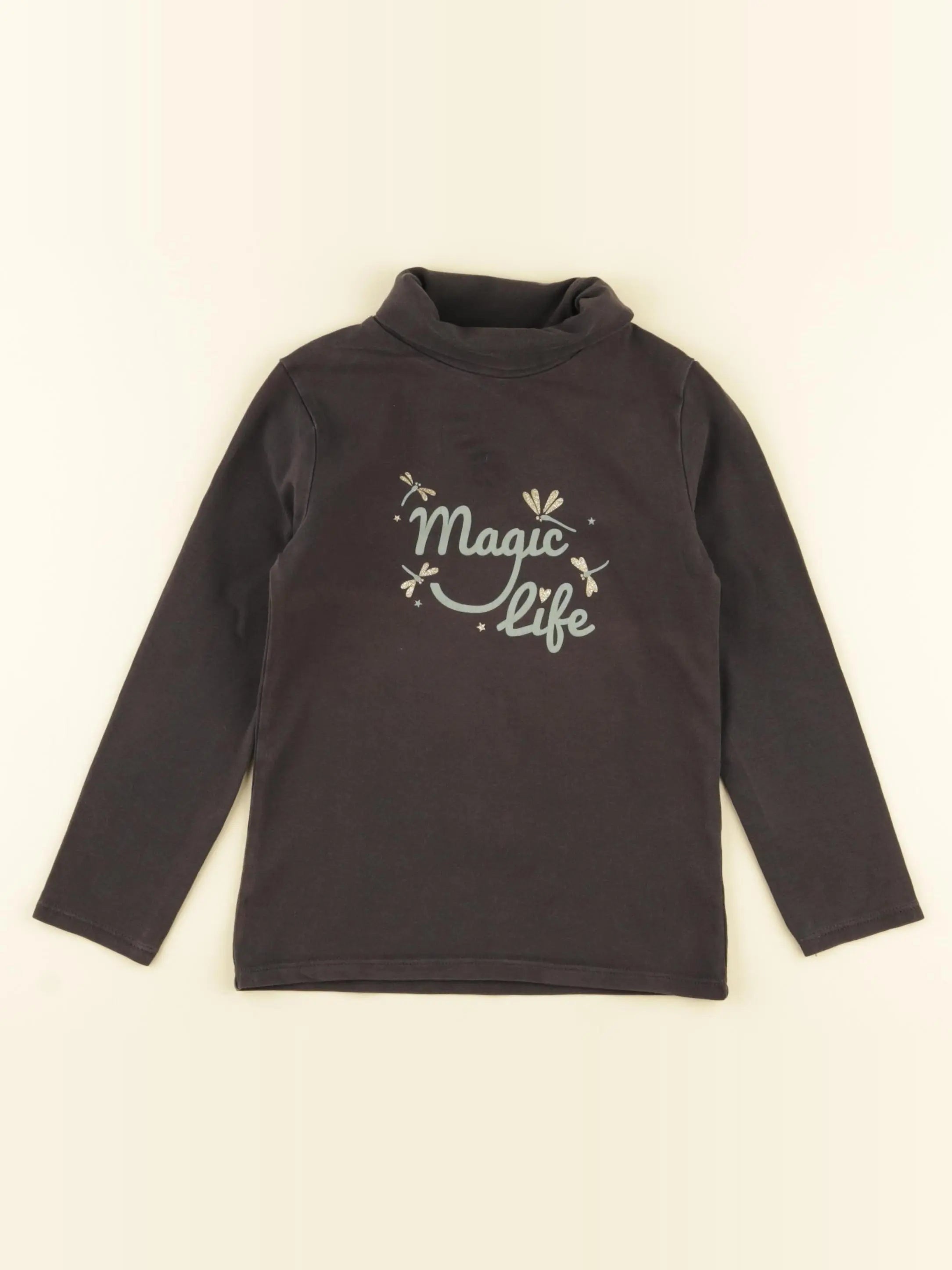 Vertbaudet - sous-pull gris - 4 ans