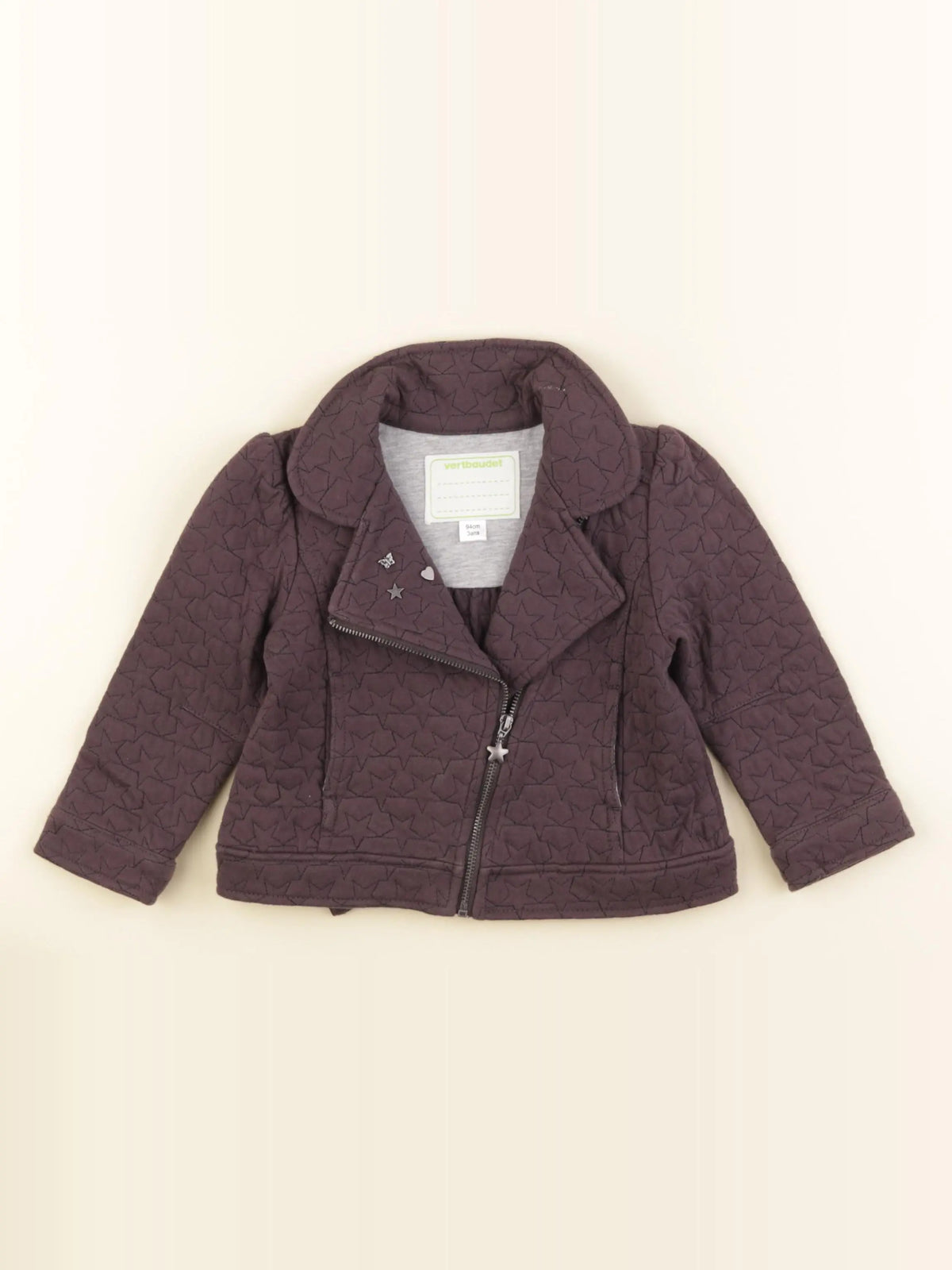 Vertbaudet - veste bleu - 3 ans