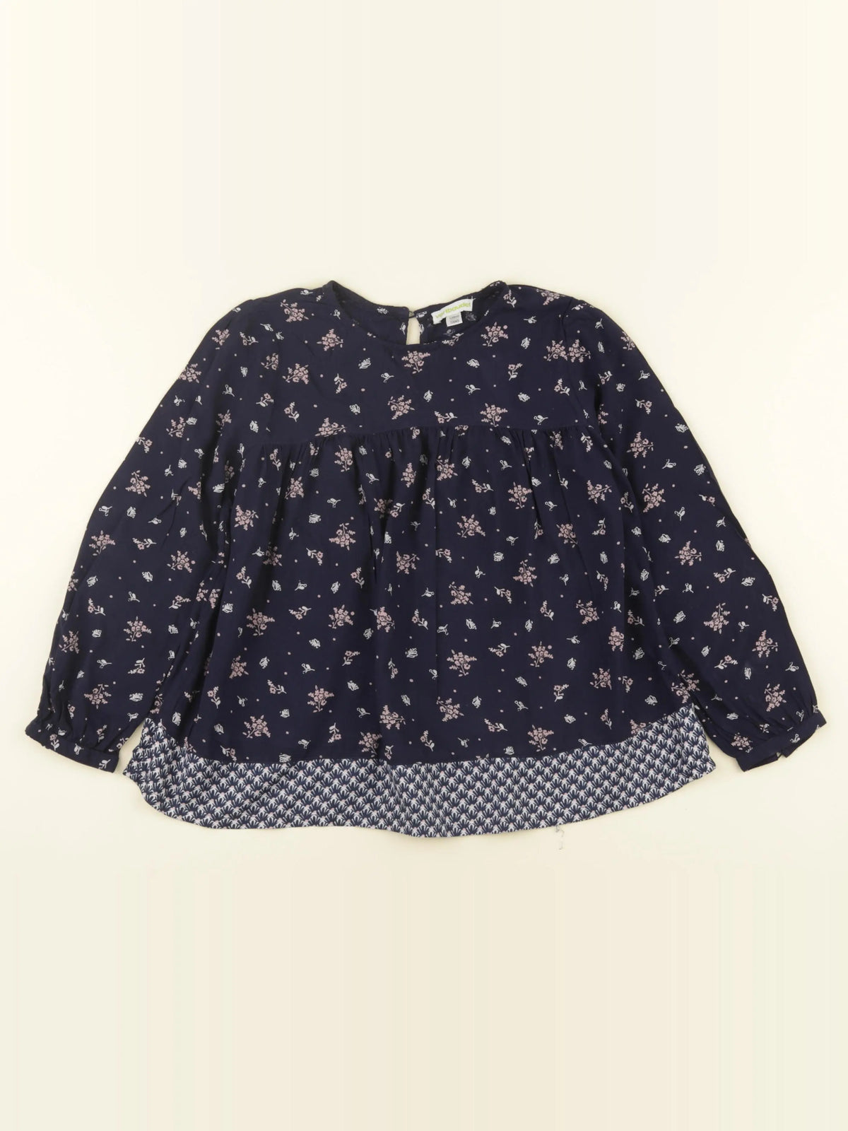 Vertbaudet - blouse bleu - 7 ans