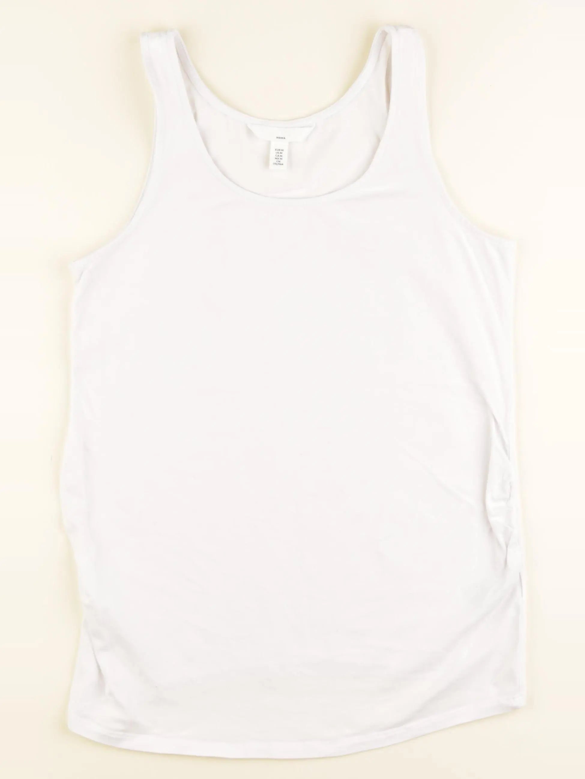 H&M - débardeur grossesse blanc - m