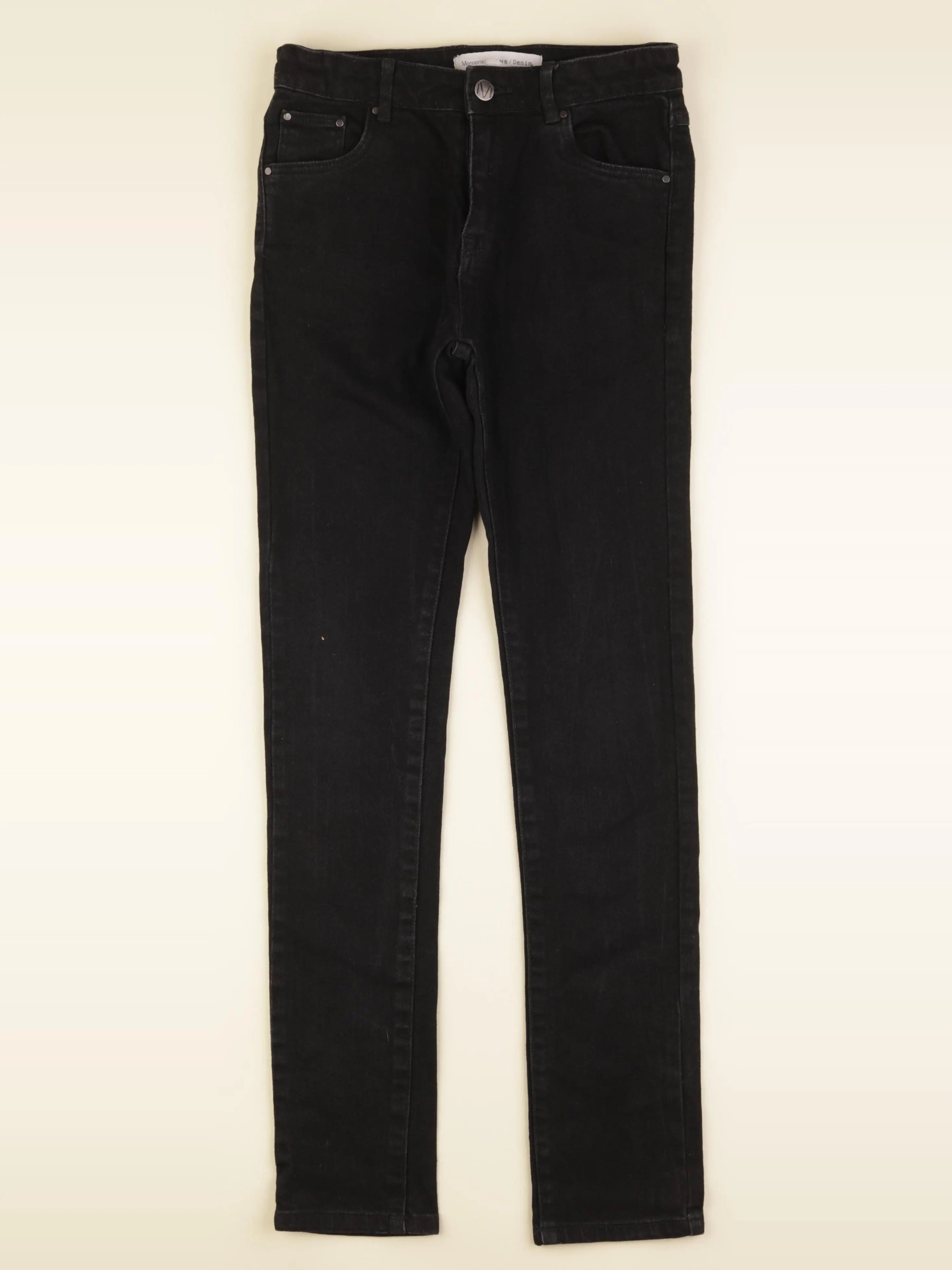Monoprix - jean noir - 12 ans
