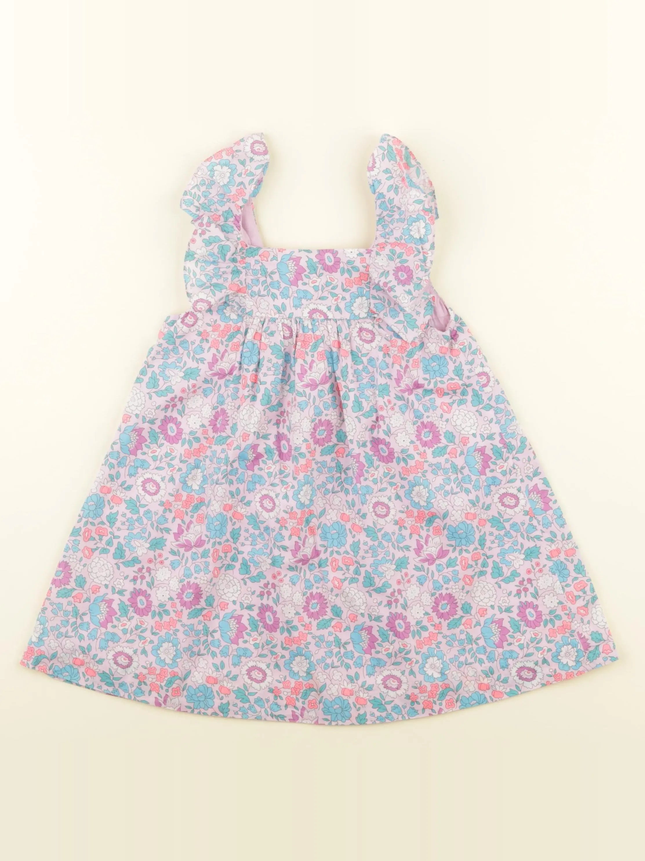 Jacadi - robe liberty violet - 24 mois