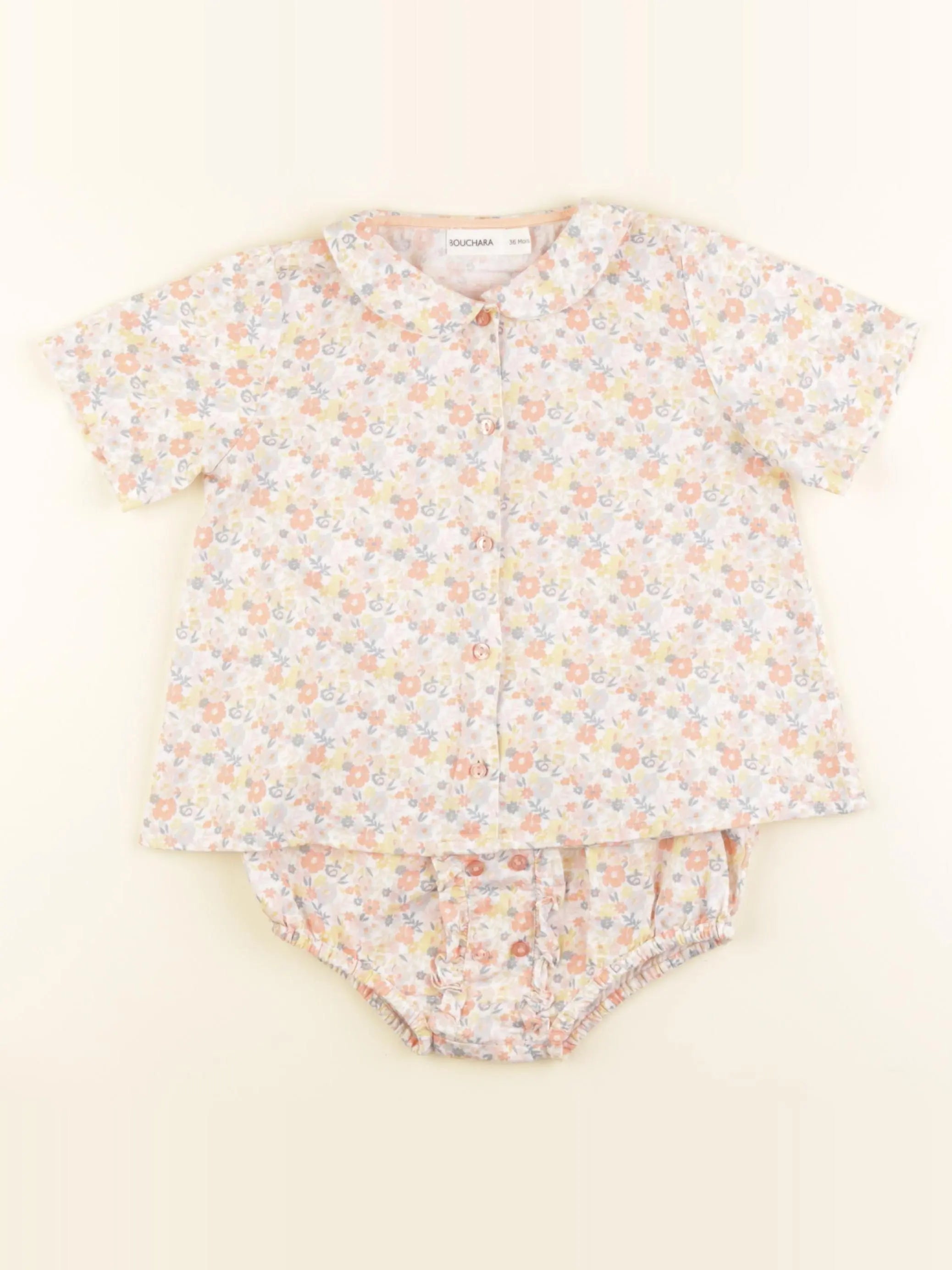 Bouchara - ensemble rose - 36 mois