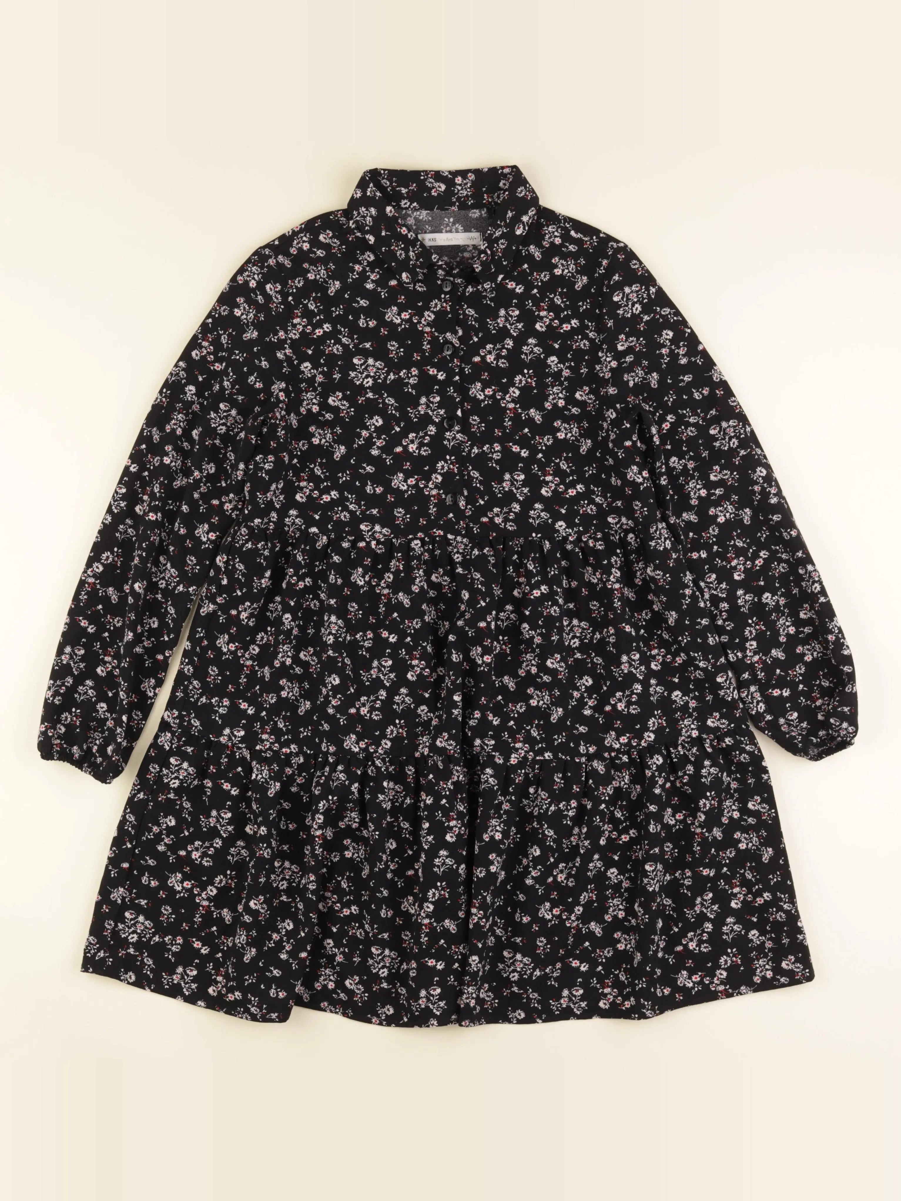 IKKS - robe noir - 10 ans