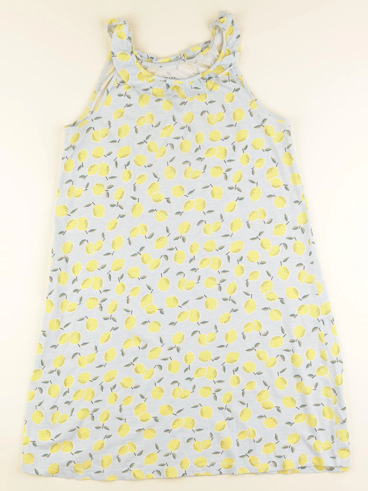 Monoprix - robe jaune, bleu - 14 ans
