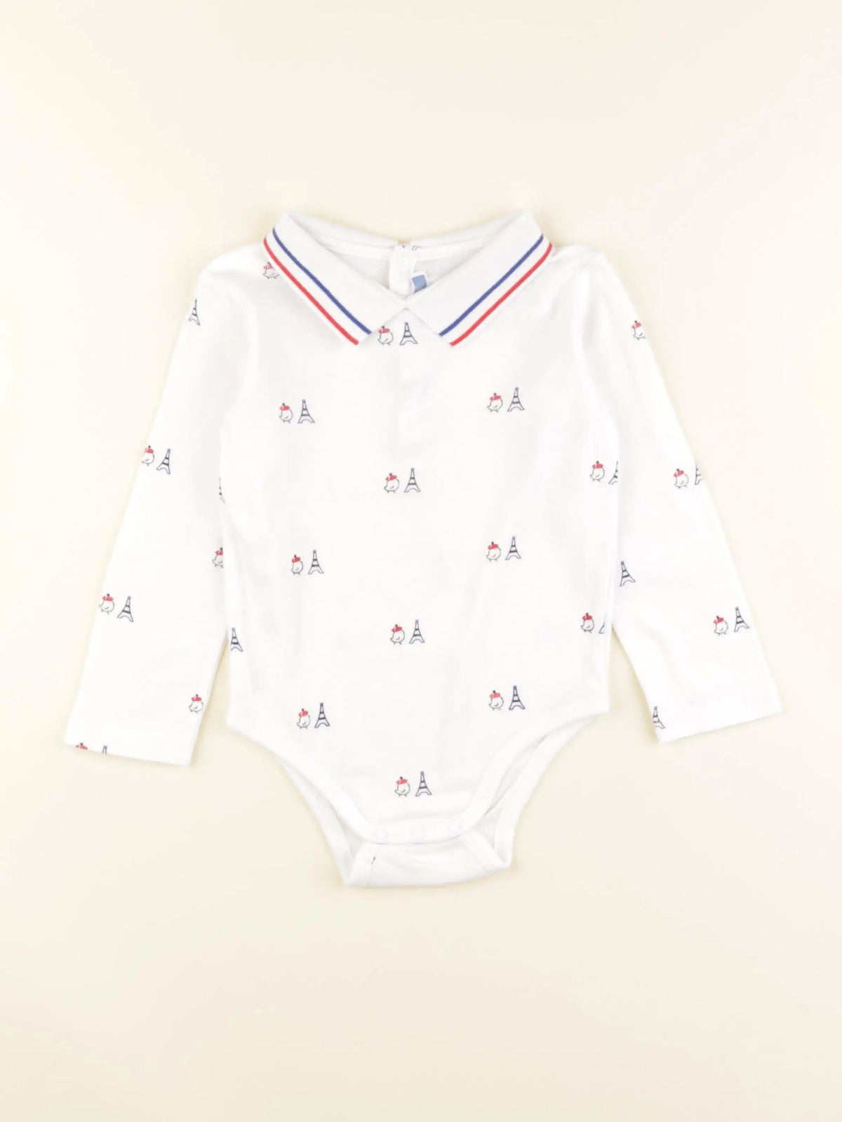 Jacadi - body à col blanc - 24 mois