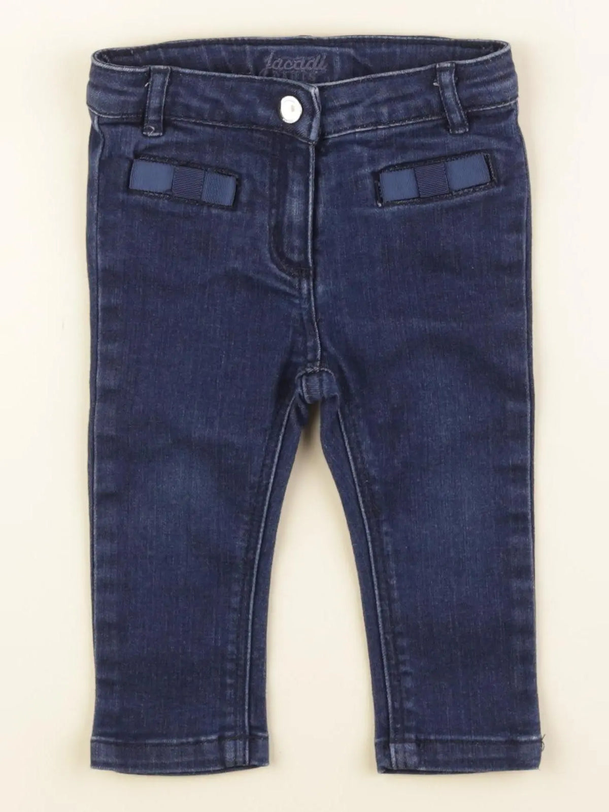 Jacadi - jean bleu - 12 mois
