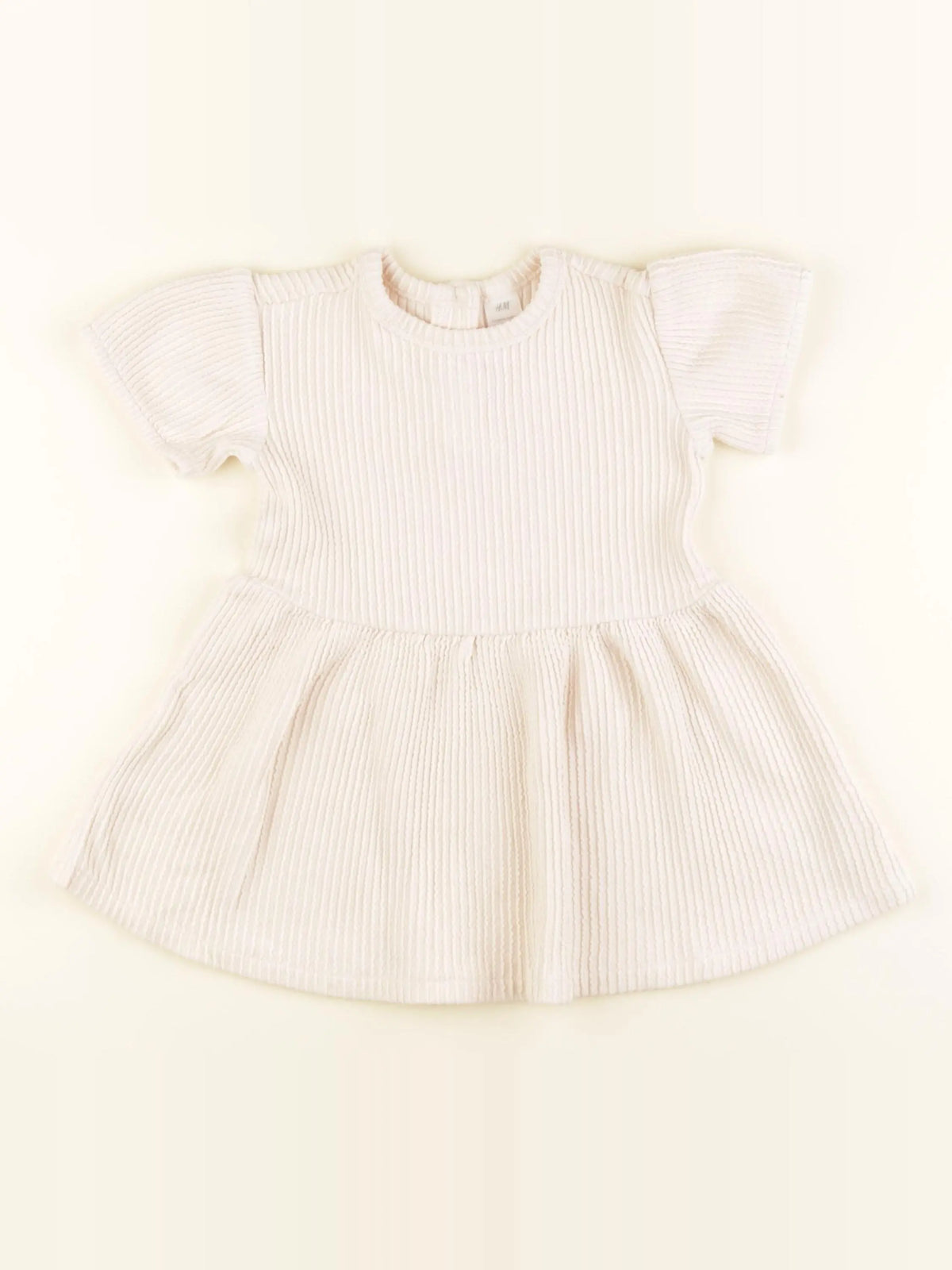 H&M - robe beige - 18/24 mois