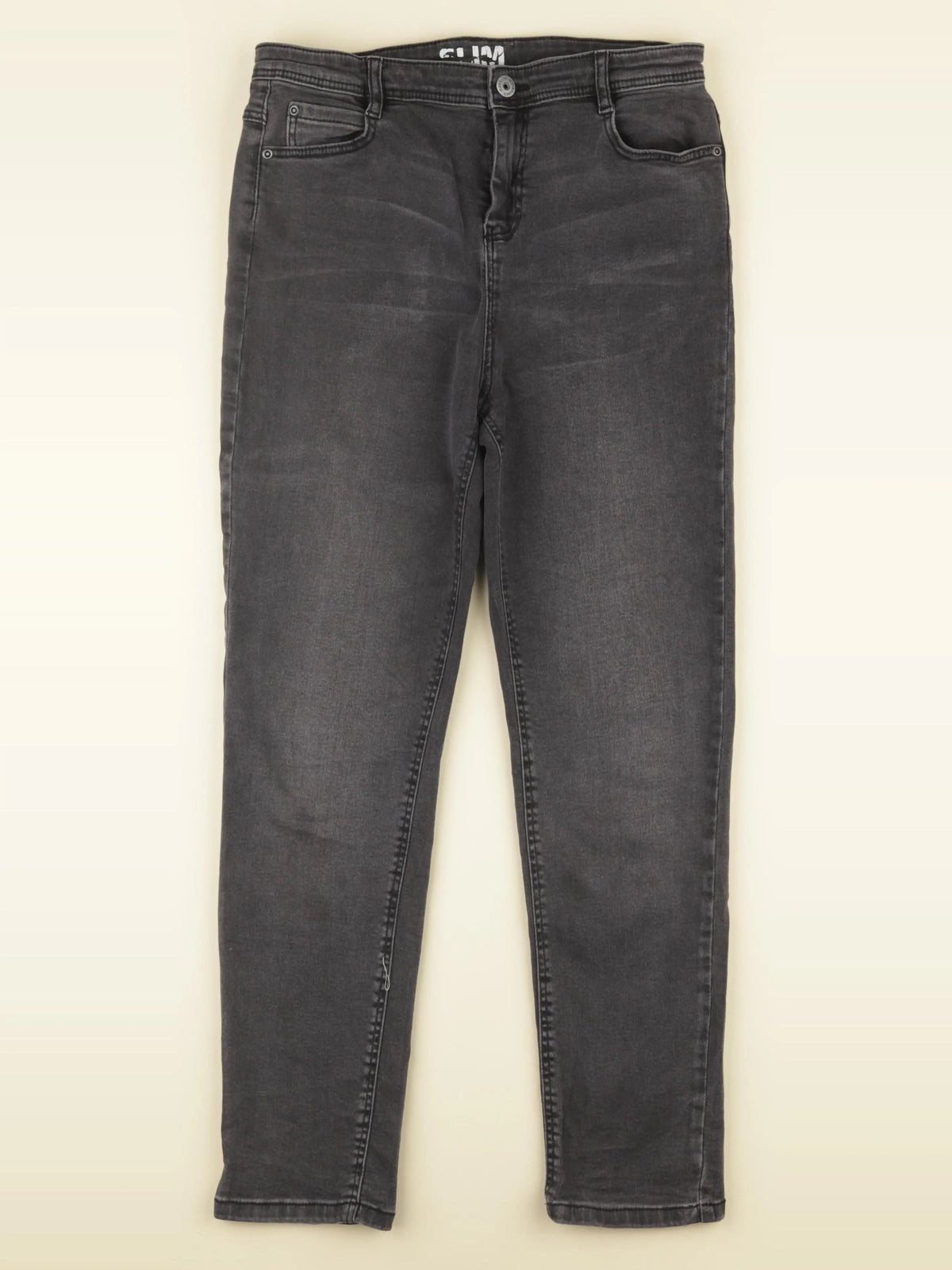 Vertbaudet - jean gris - 12 ans