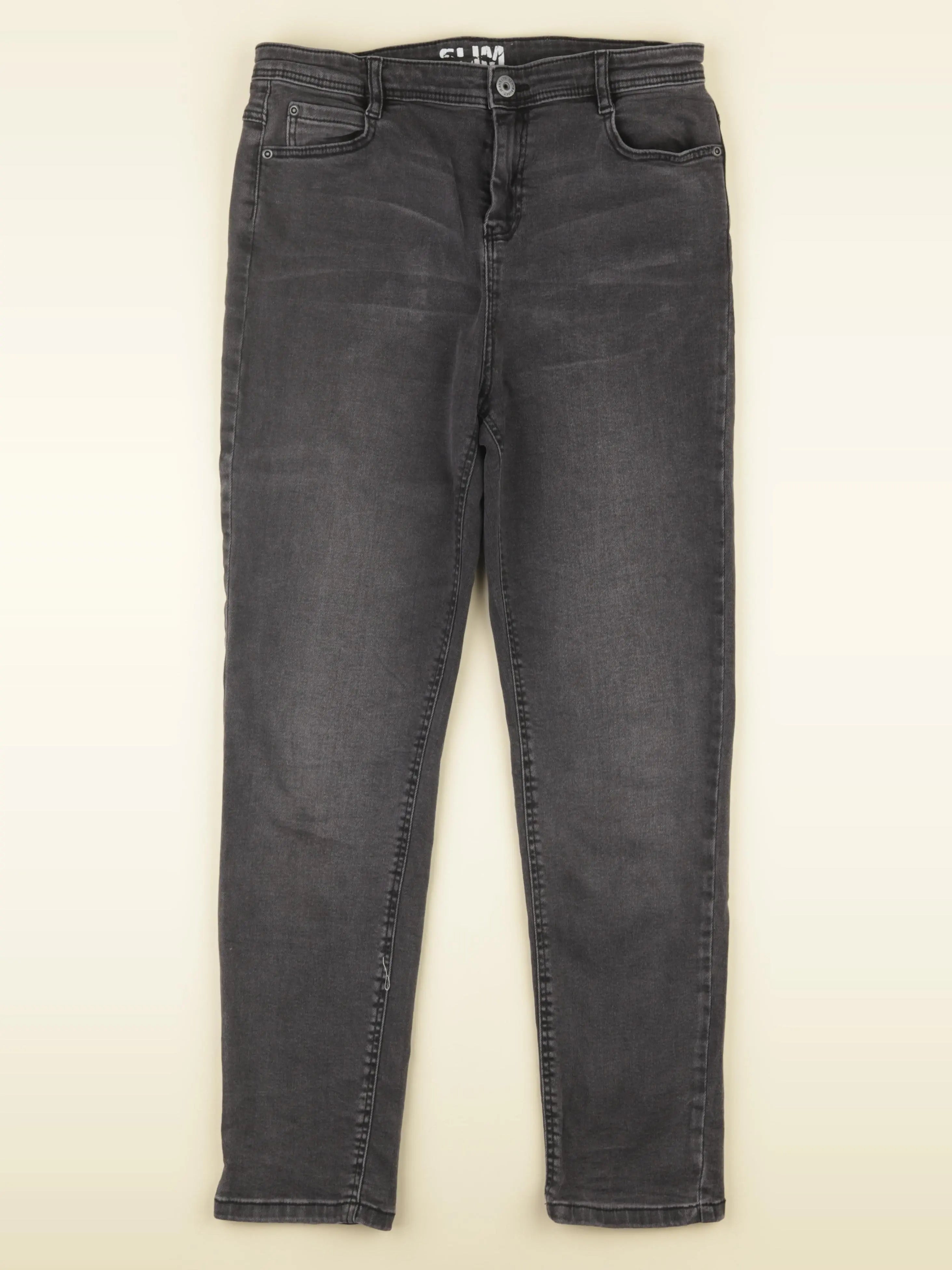 Vertbaudet - jean gris - 12 ans