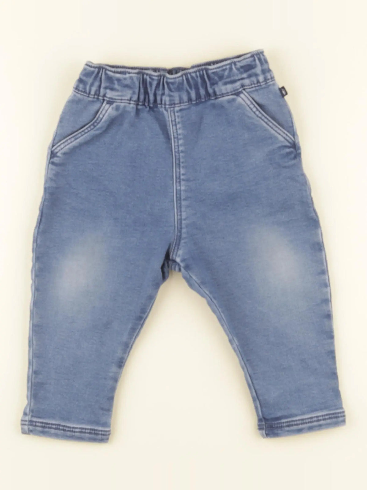 Petit Bateau - jean bleu - 12 mois