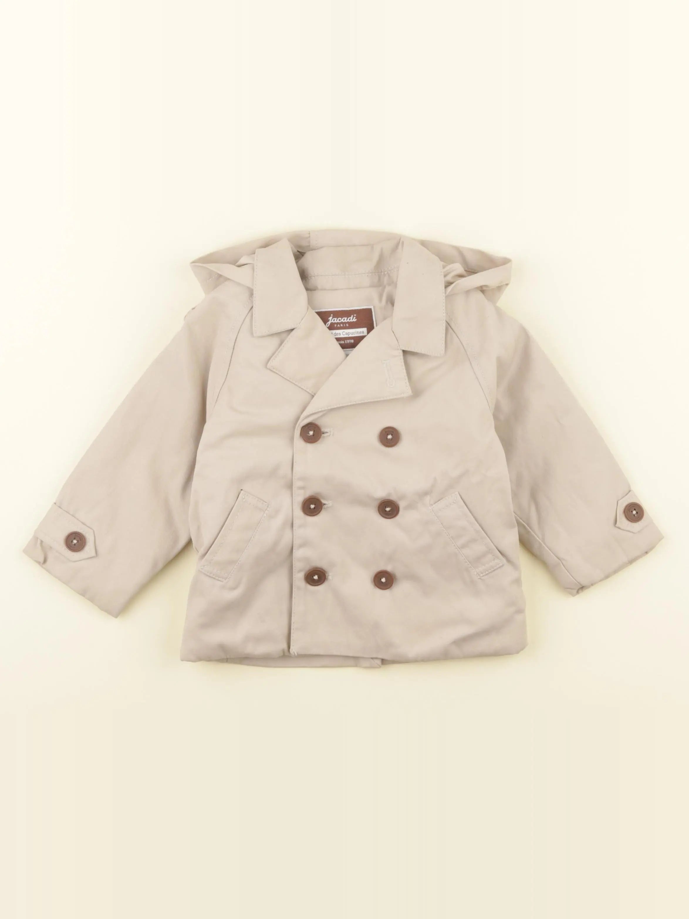 Jacadi - trench beige - 12 mois