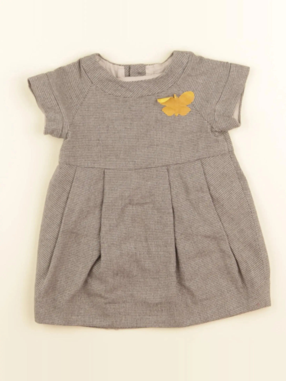 Zara - robe gris - 9/12 mois