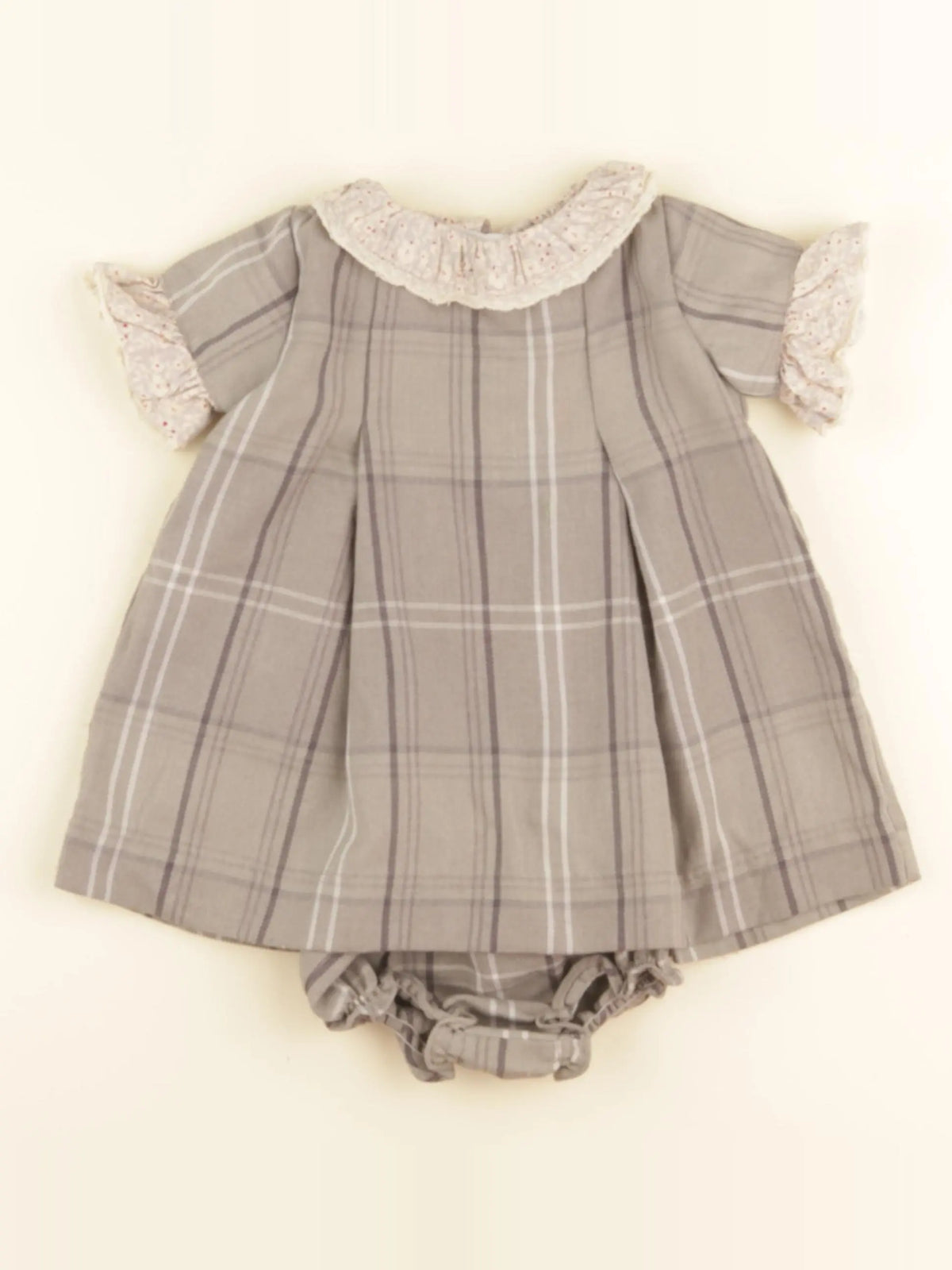 Gocco - robe gris - 9/12 mois