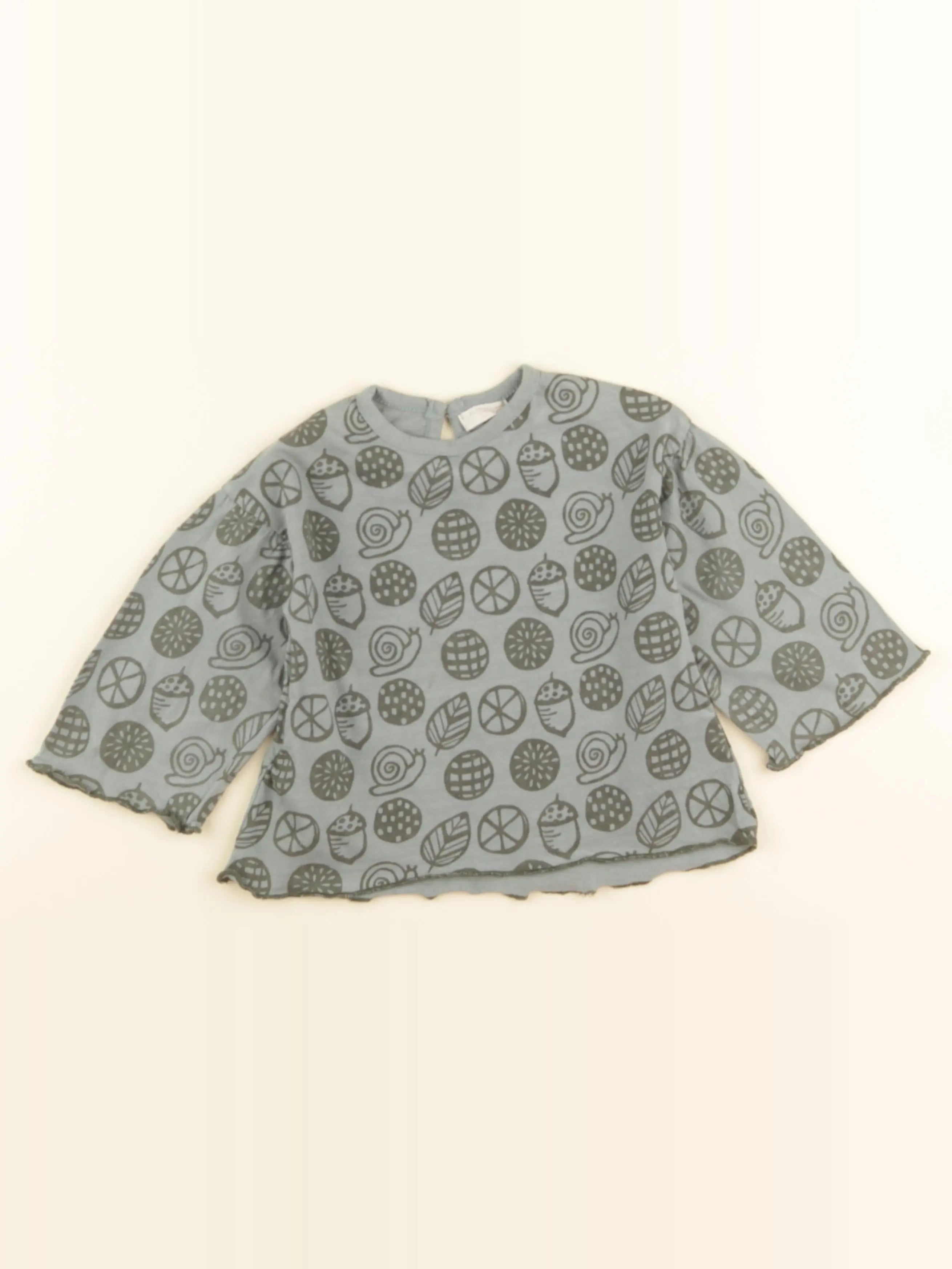 Mango - tee-shirt vert - 18/24 mois