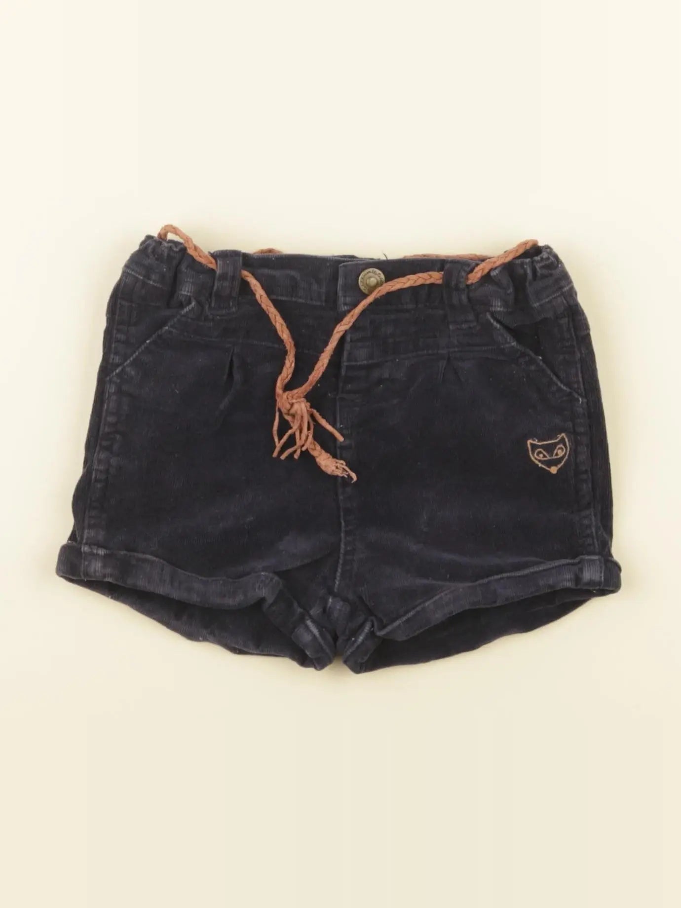 Cadet Rousselle - short bleu - 12 mois
