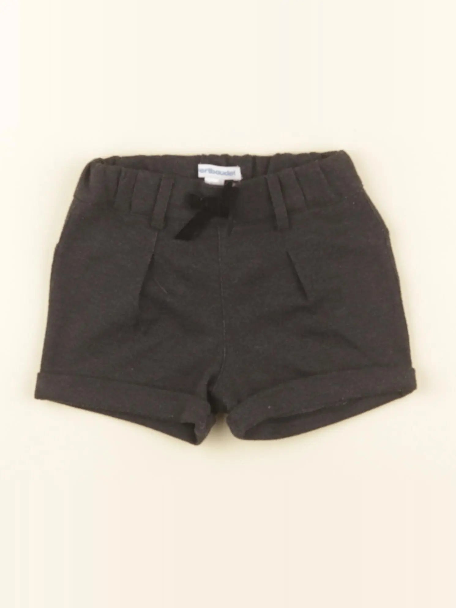 Vertbaudet - short noir - 18 mois