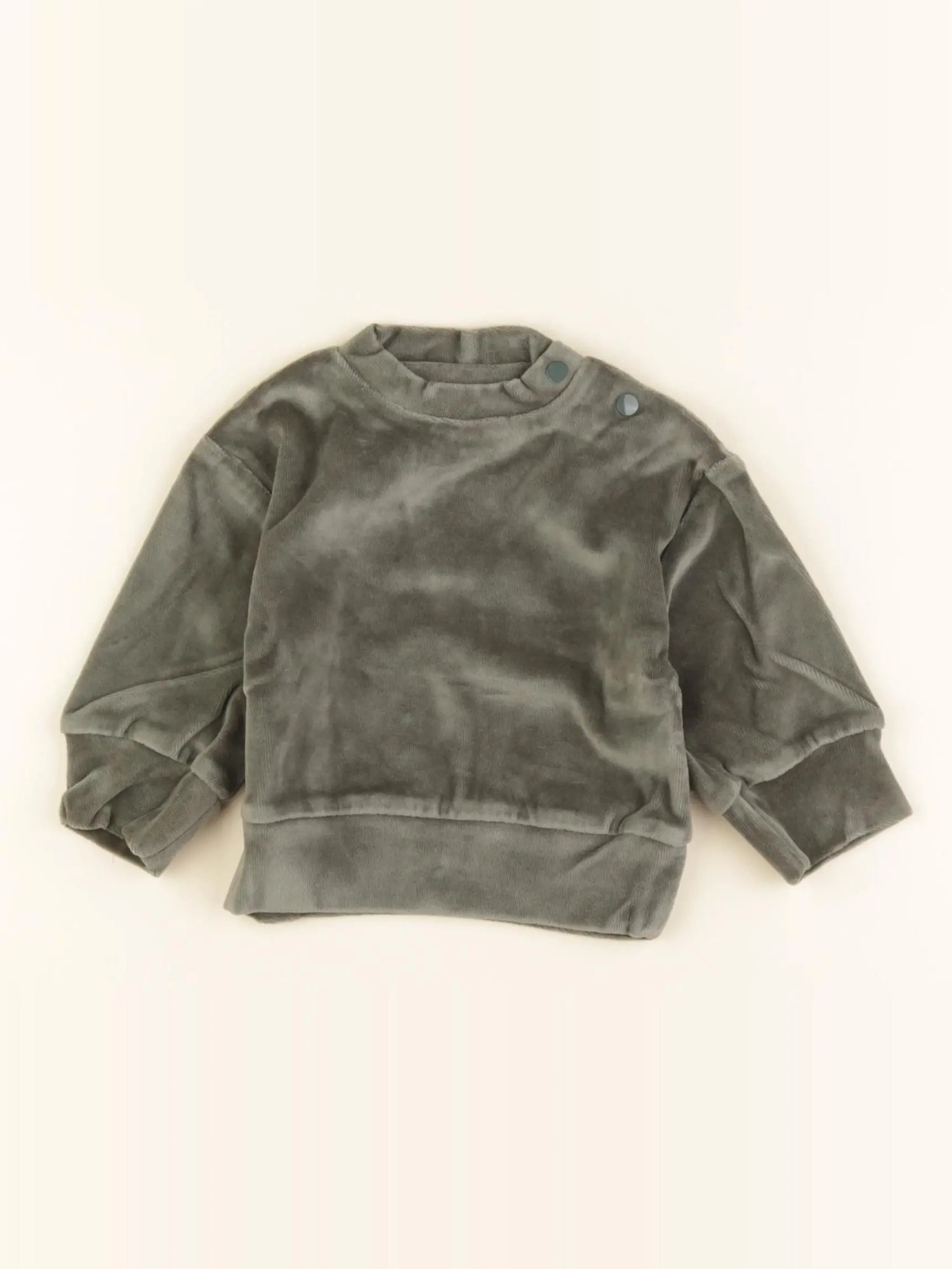 Poudre Organic - pull vert - 3 mois