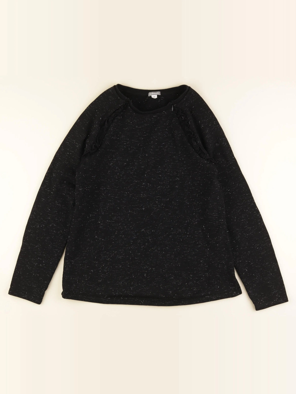 Vertbaudet - sweat grossesse, allaitement noir, argent - 34 à 36