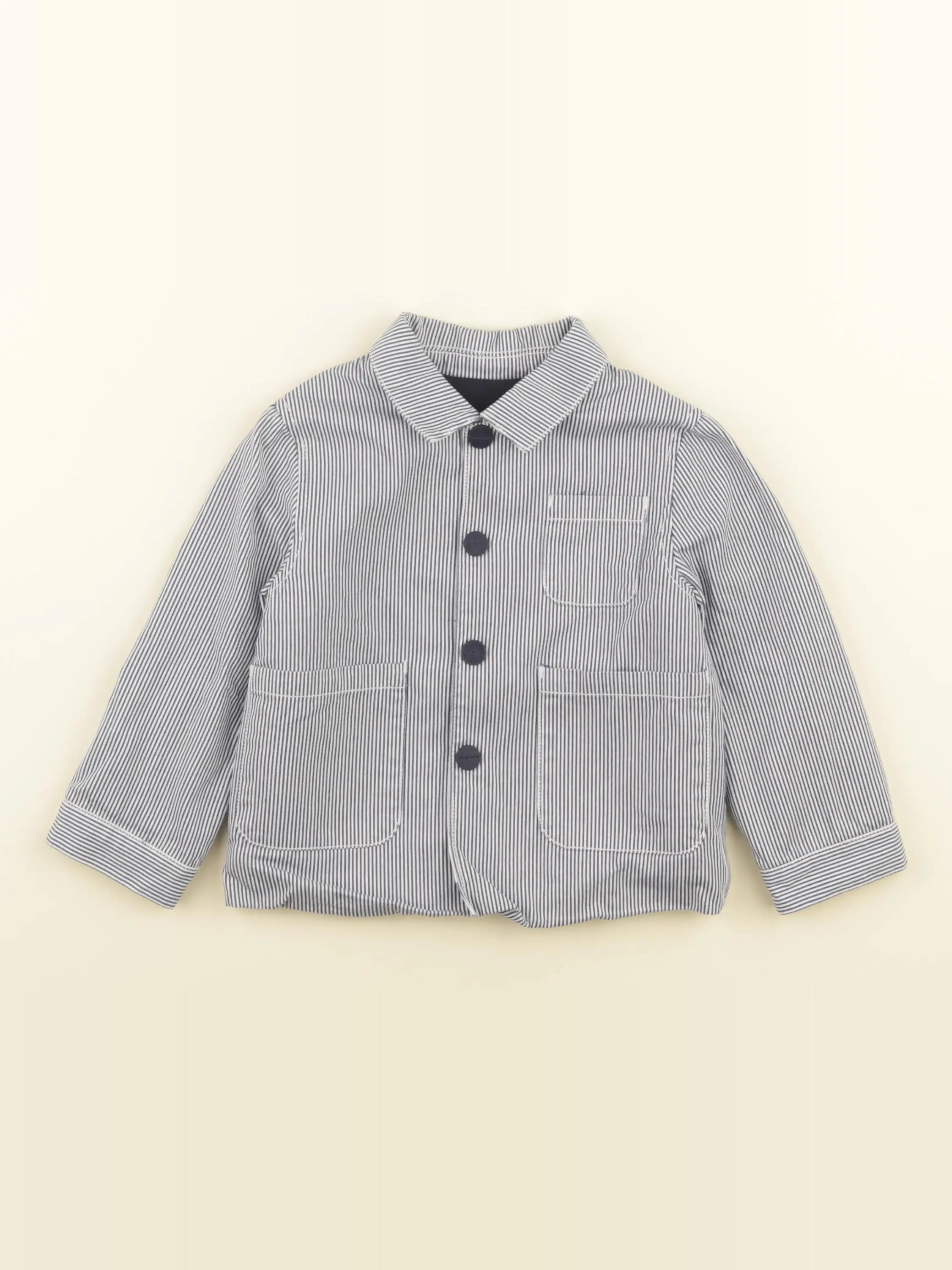 Jacadi - veste bleu, blanc - 24 mois