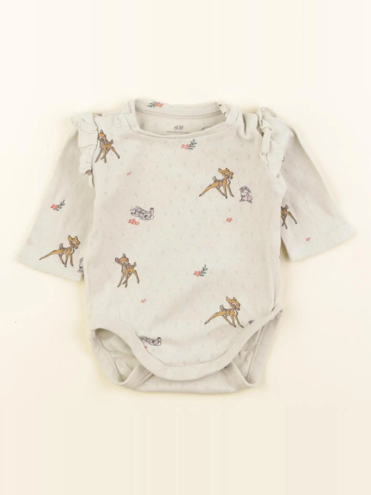 H&M - body vert - 1/2 mois