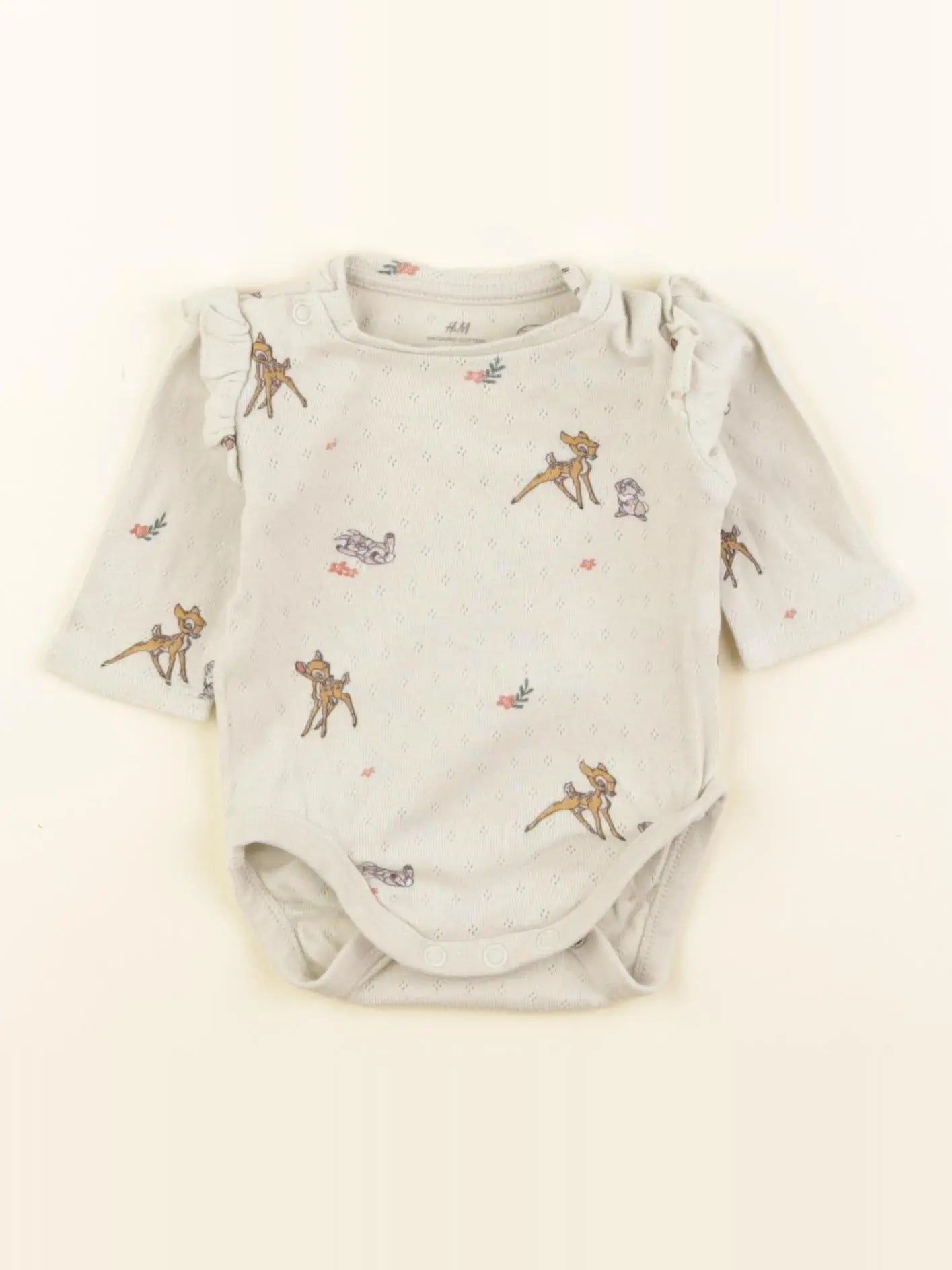 H&M - body vert - 1/2 mois