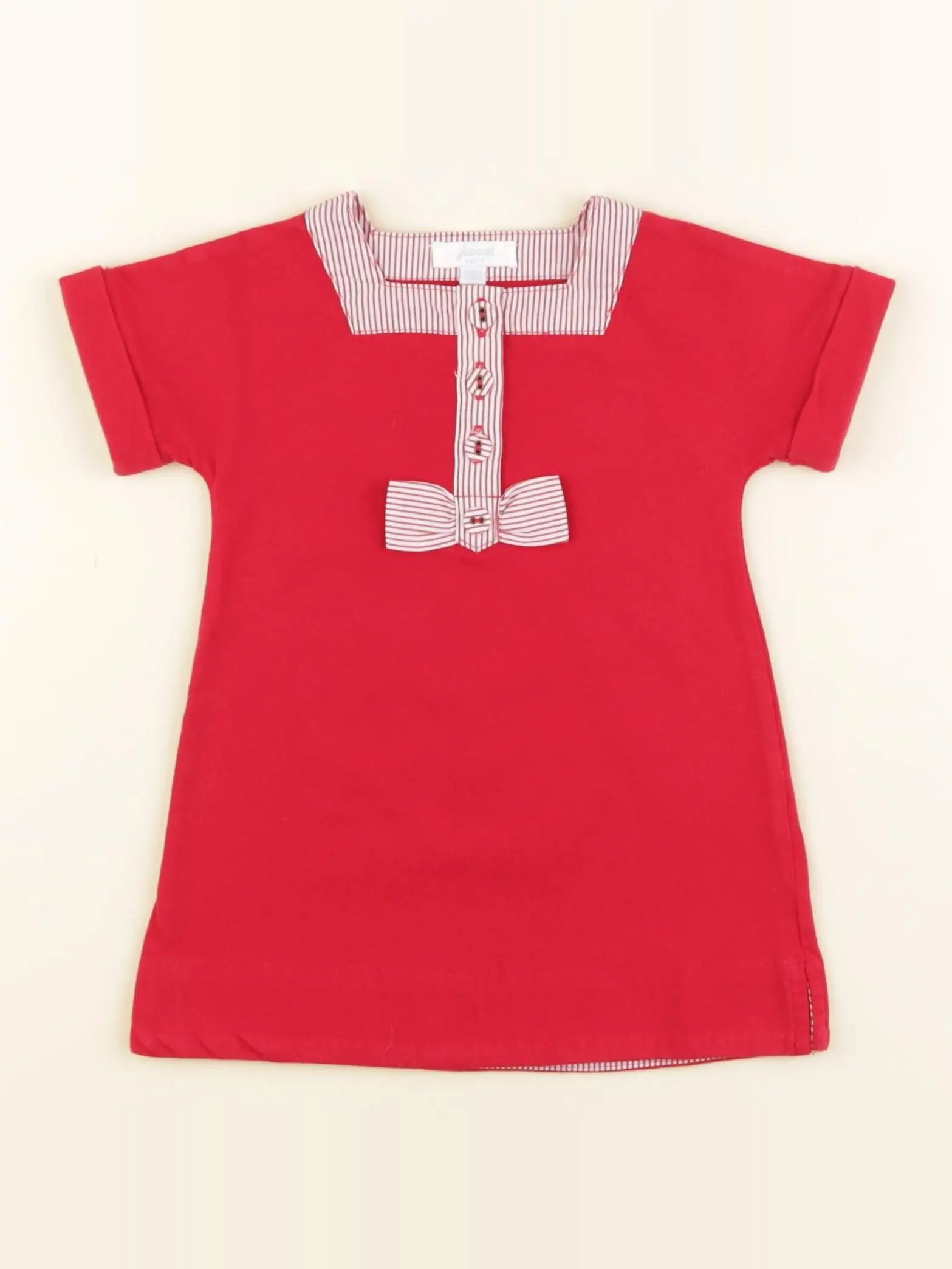 Jacadi - robe rouge - 6 mois