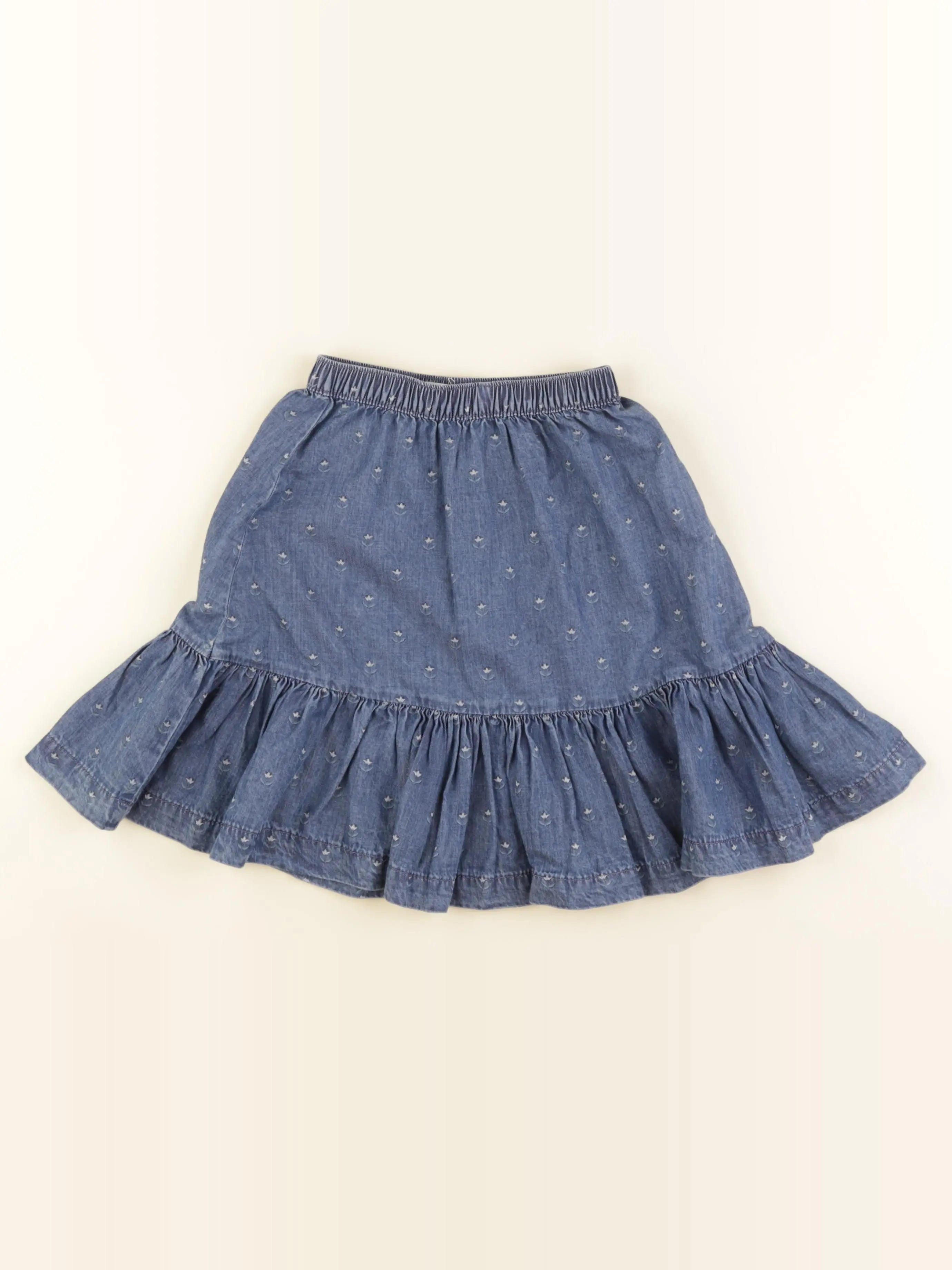 Vertbaudet - jupe bleu - 4 ans