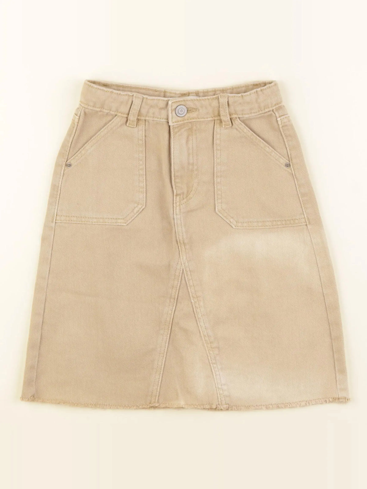 Vertbaudet - jupe beige - 4 ans