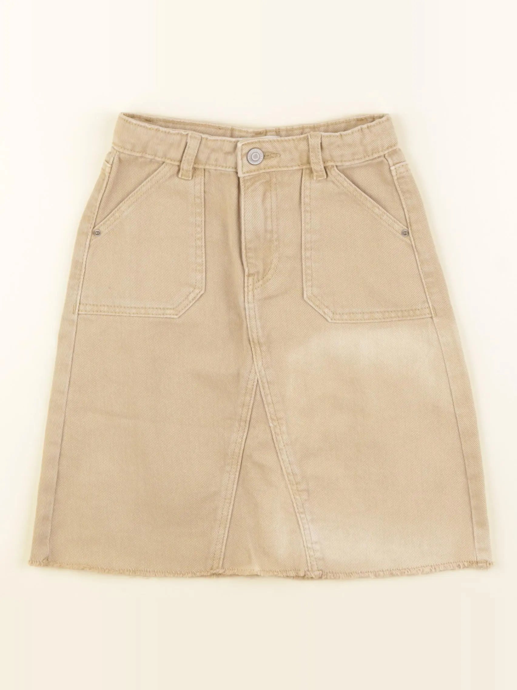 Vertbaudet - jupe beige - 4 ans