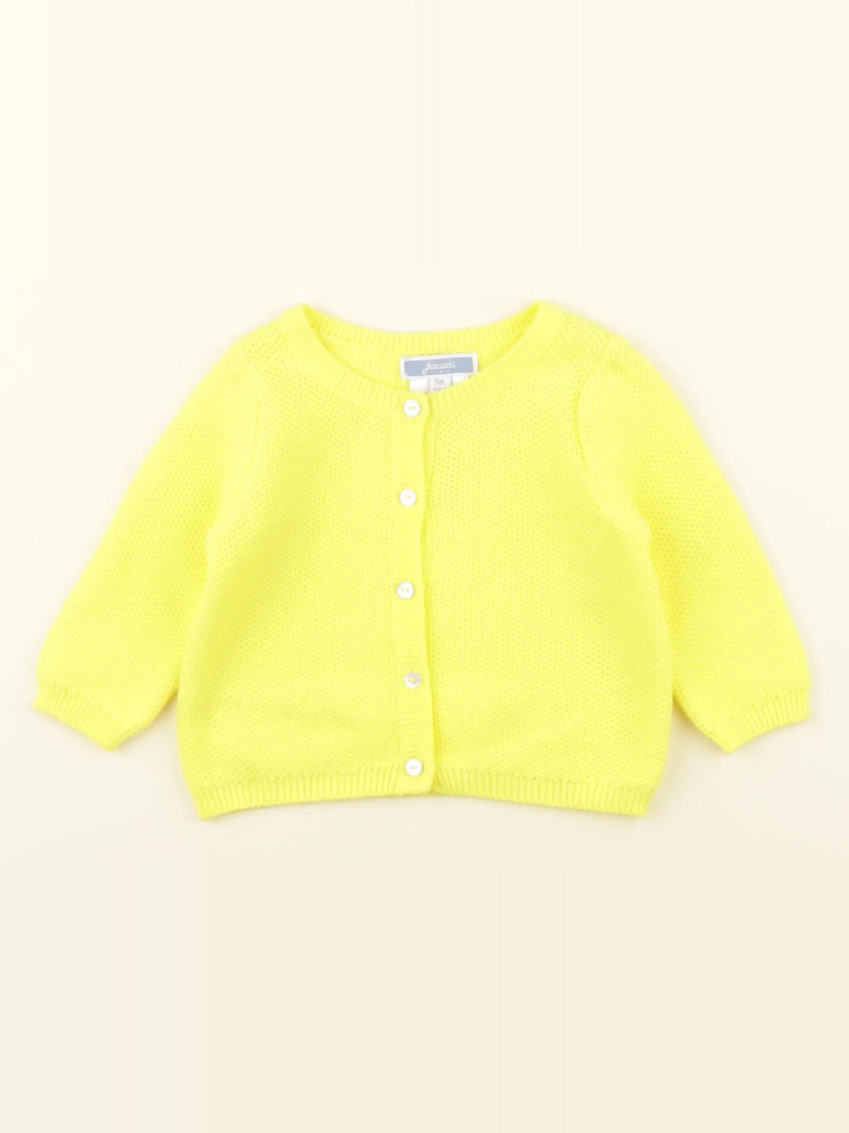 Jacadi - gilet jaune - 6 mois