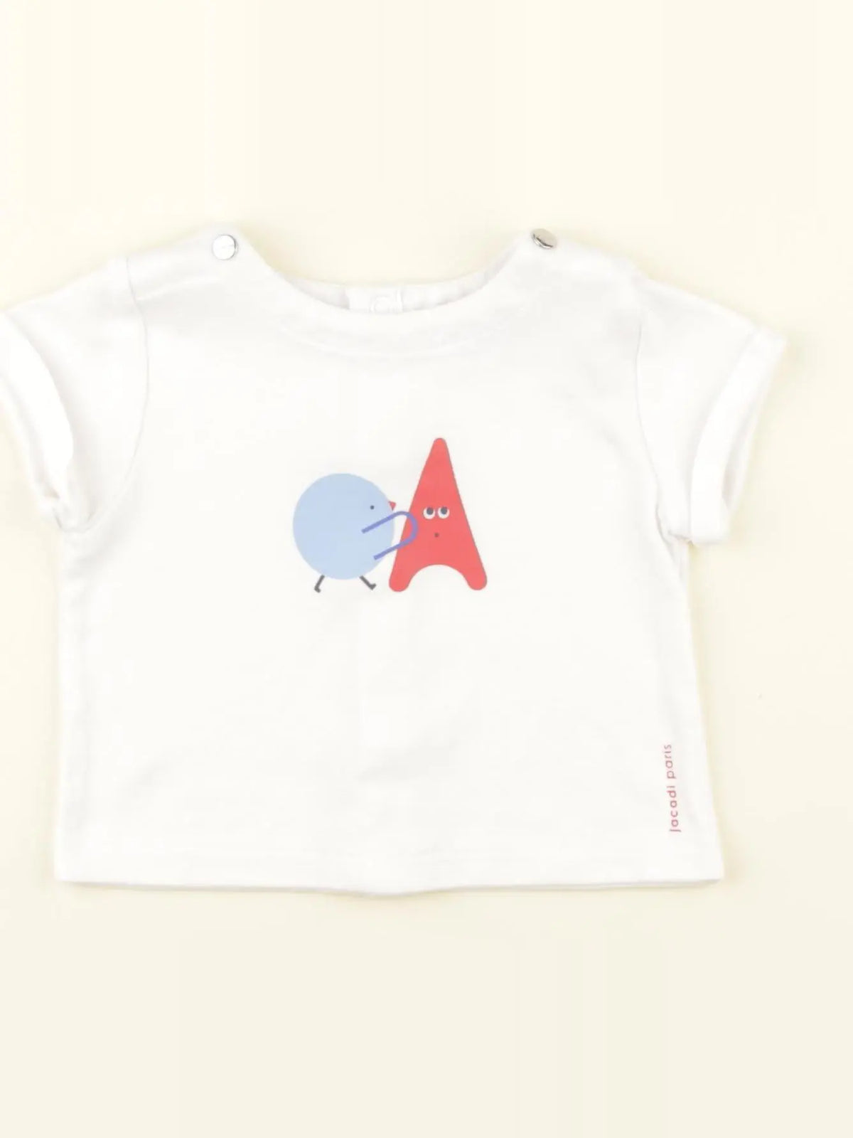 Jacadi - tee-shirt blanc - 6 mois