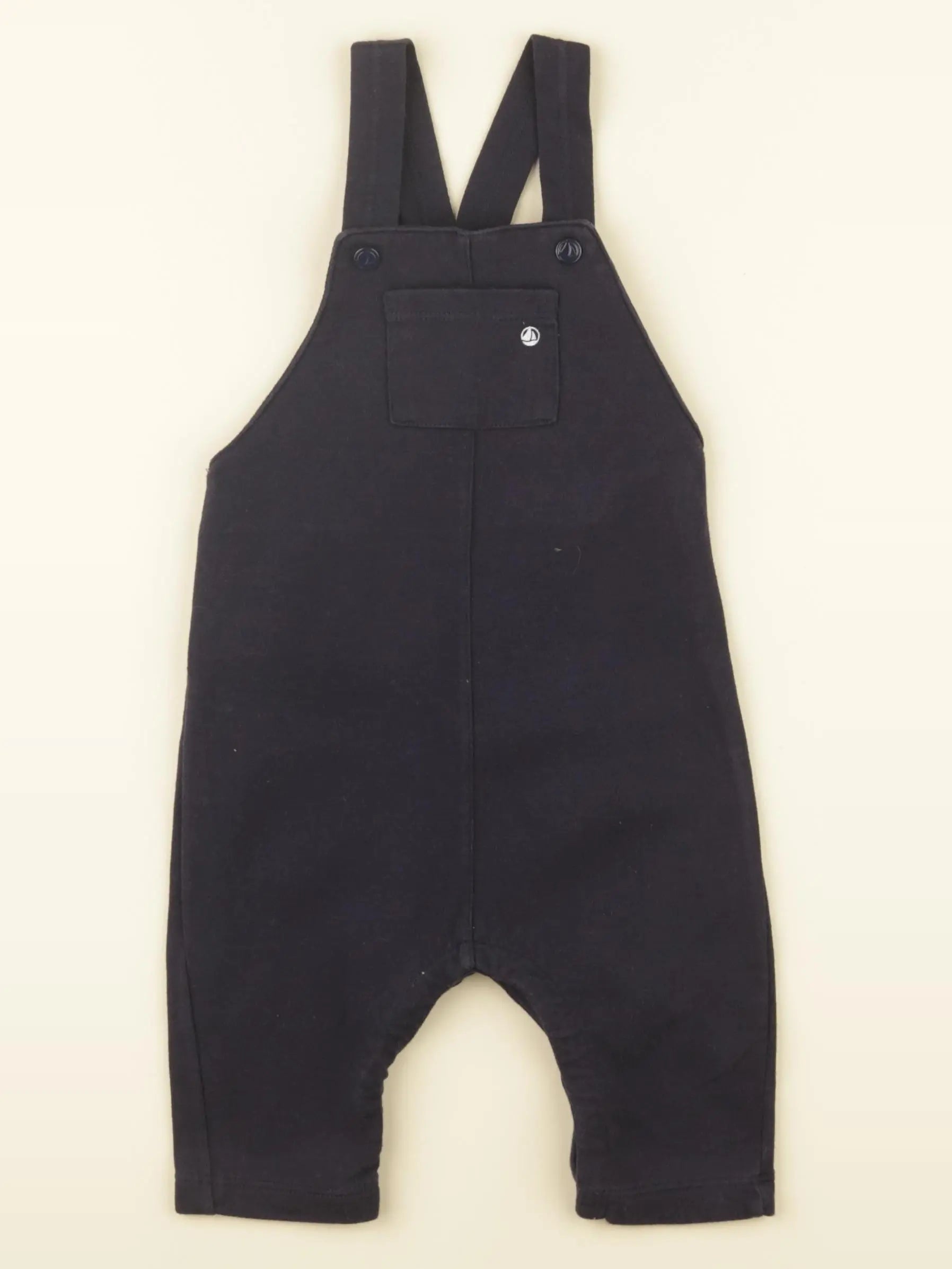 Petit Bateau - salopette bleu - 12 mois