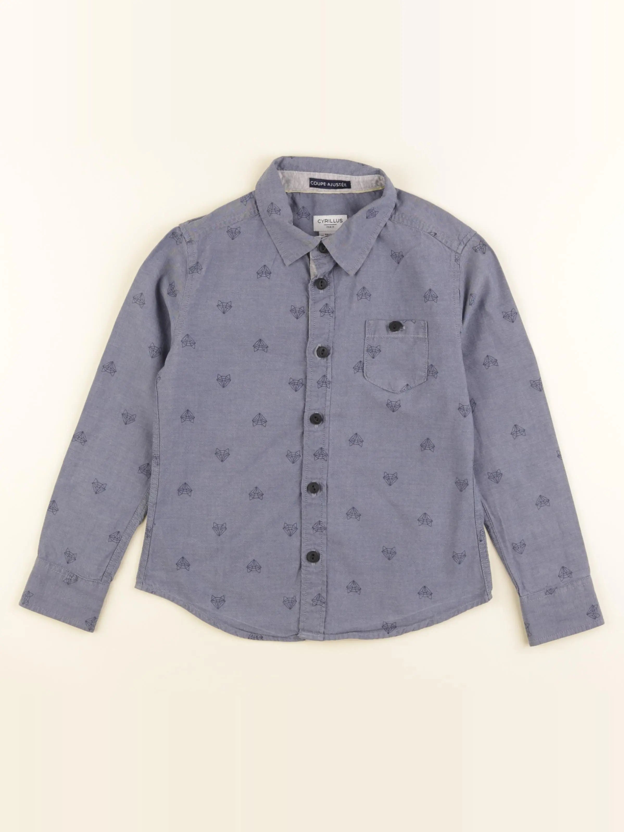 Cyrillus - chemise bleu - 6 ans