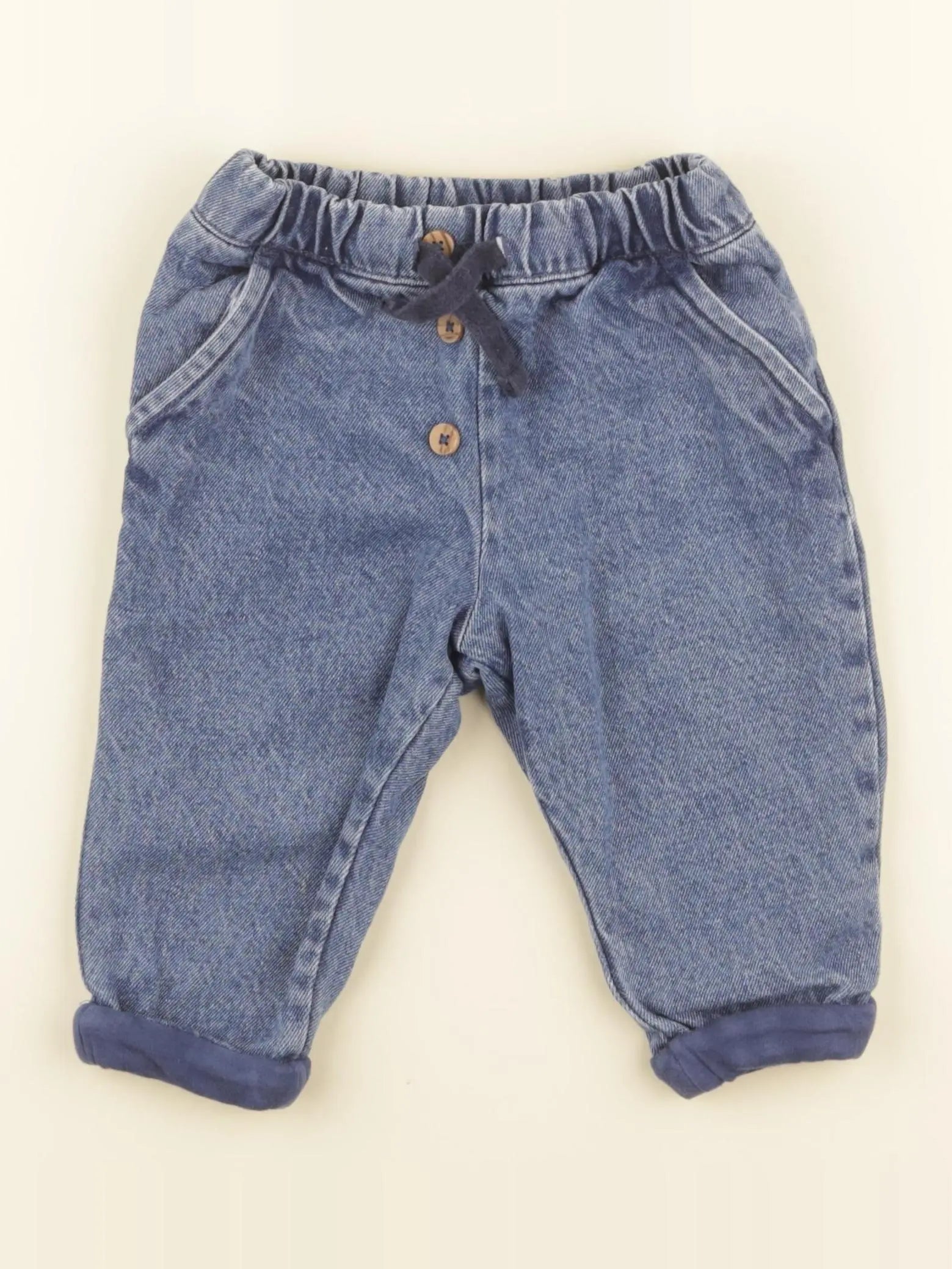 Boutchou - jean bleu - 9 mois