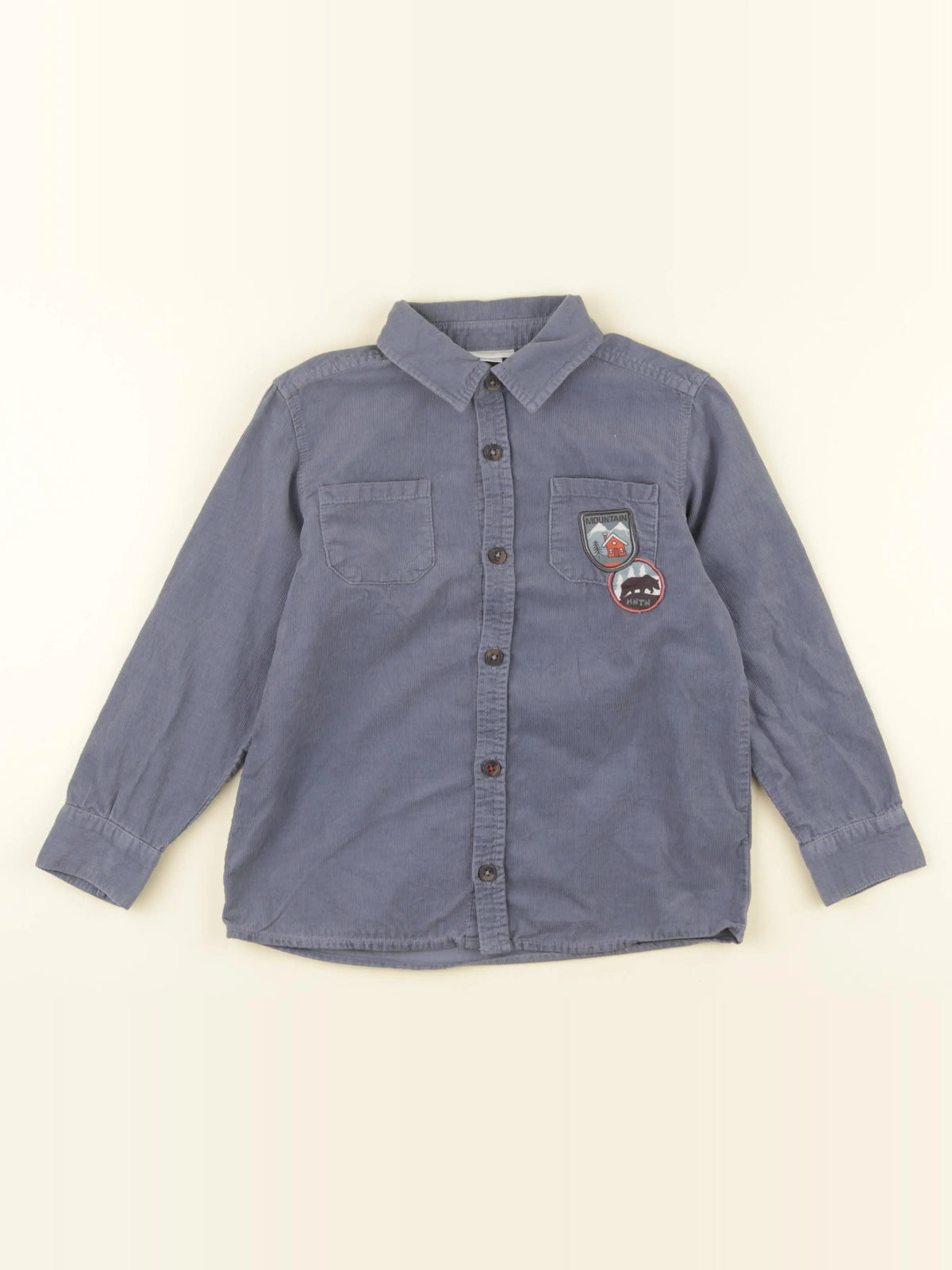 Vertbaudet - chemise bleu - 6 ans